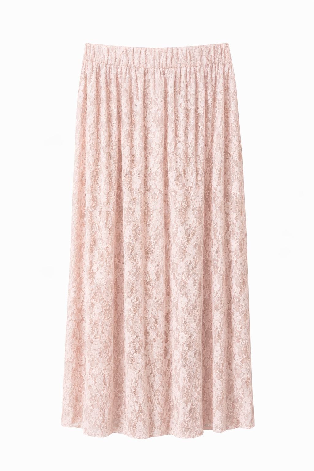 Maison Clad SKIRT LACY LIGHT PINK LACE MCL00945