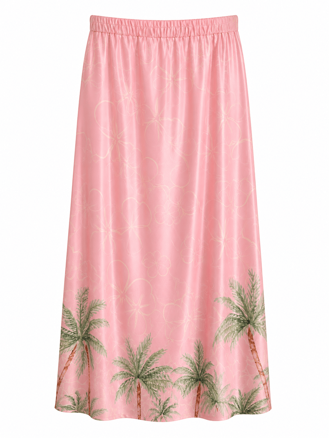 Maison Clad SKIRT LYLY PALMTREE CLOVER  PINK MCL11272