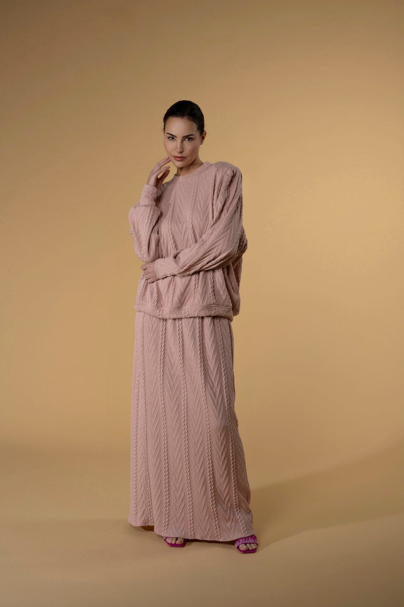 Maison Clad SKIRT SLITTY BLUSH MCL00733