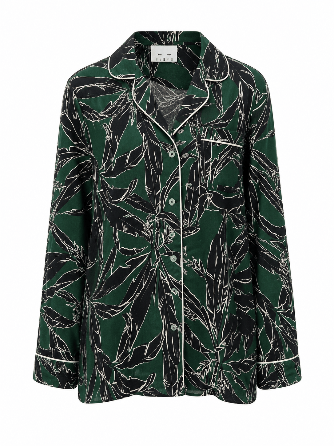 Maison Clad TAMARA GREEN SHIRT MCL12485