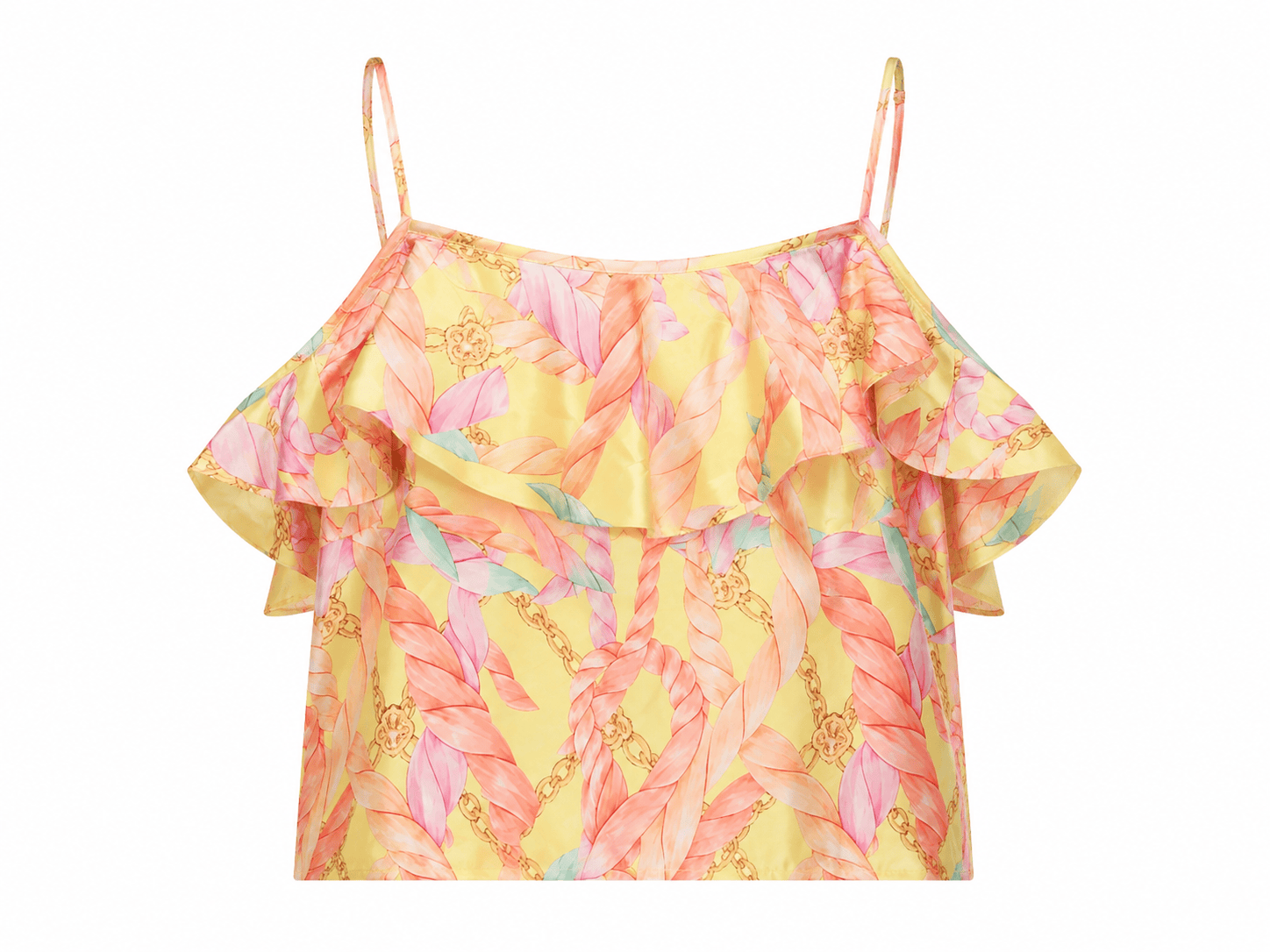 Maison Clad TOP COCORELLA CHAIN YELLOW MCL12643