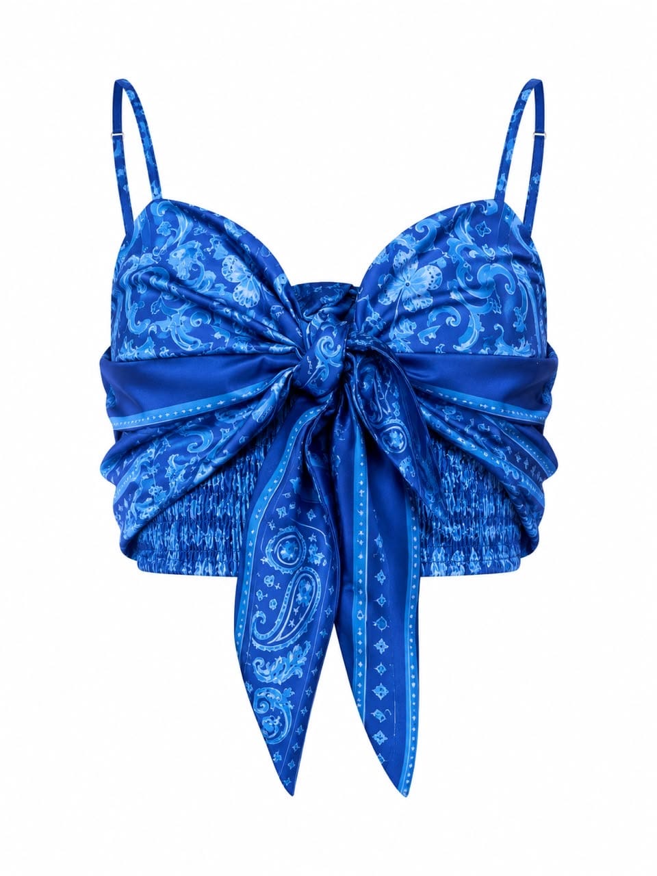 Maison Clad TOP SAGAVIA NAVY BANDANA MOSAIC  MCL12260