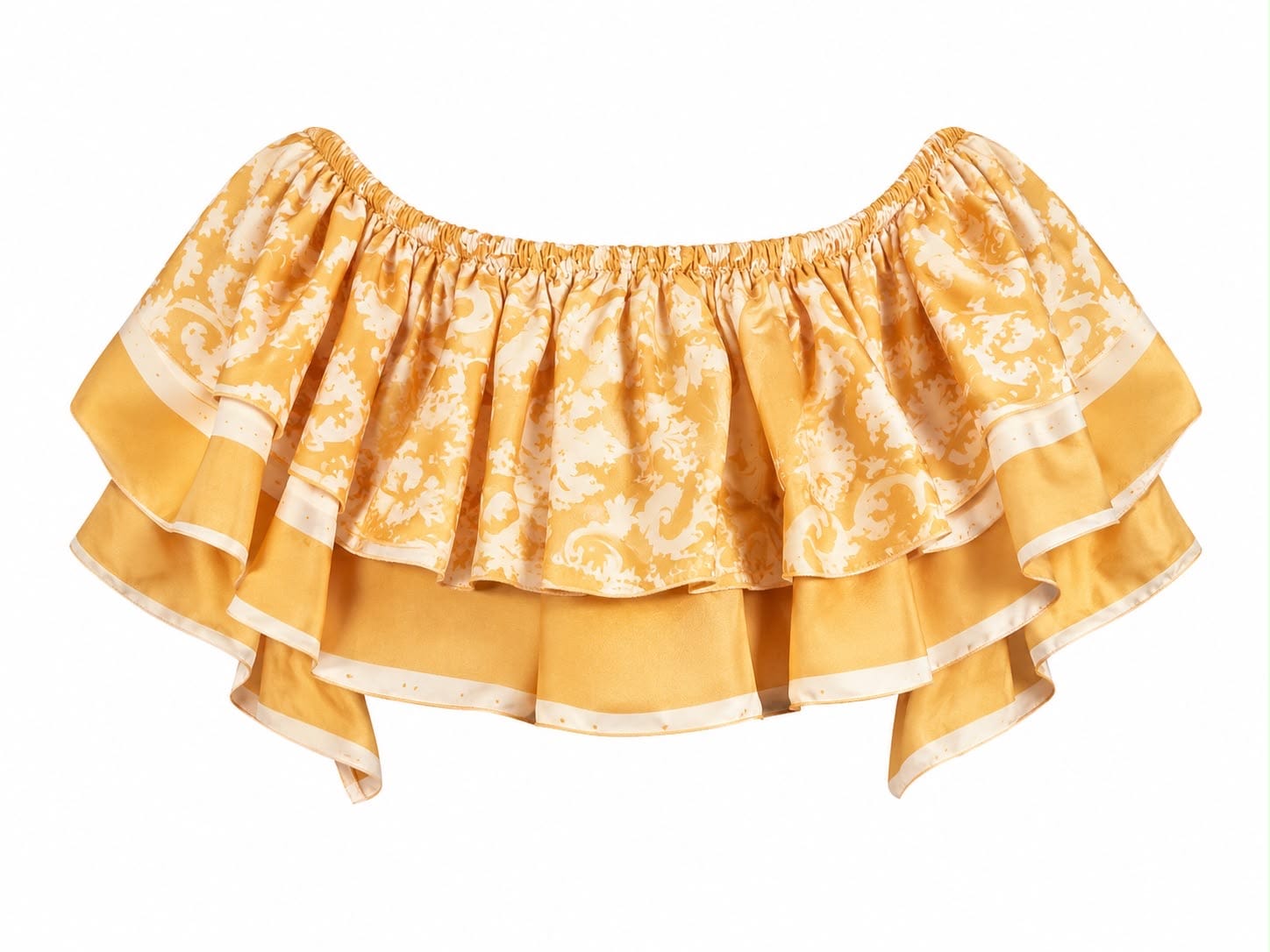 Maison Clad TOP VANILLA BANDANA CAPPUCCINO MOSAIC MCL12303