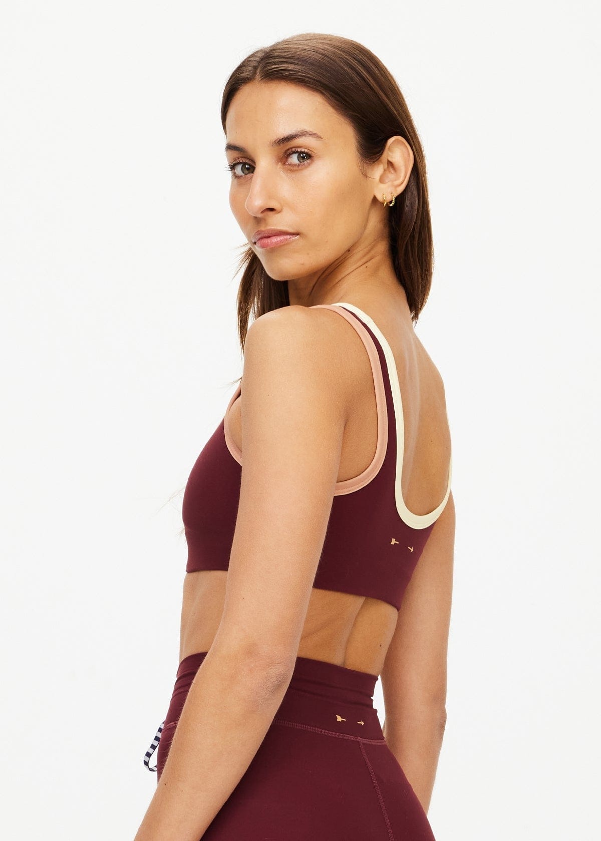 Maison Clad TRAIL HARLEY SCOOP BRA BORDEAUX MCL12600