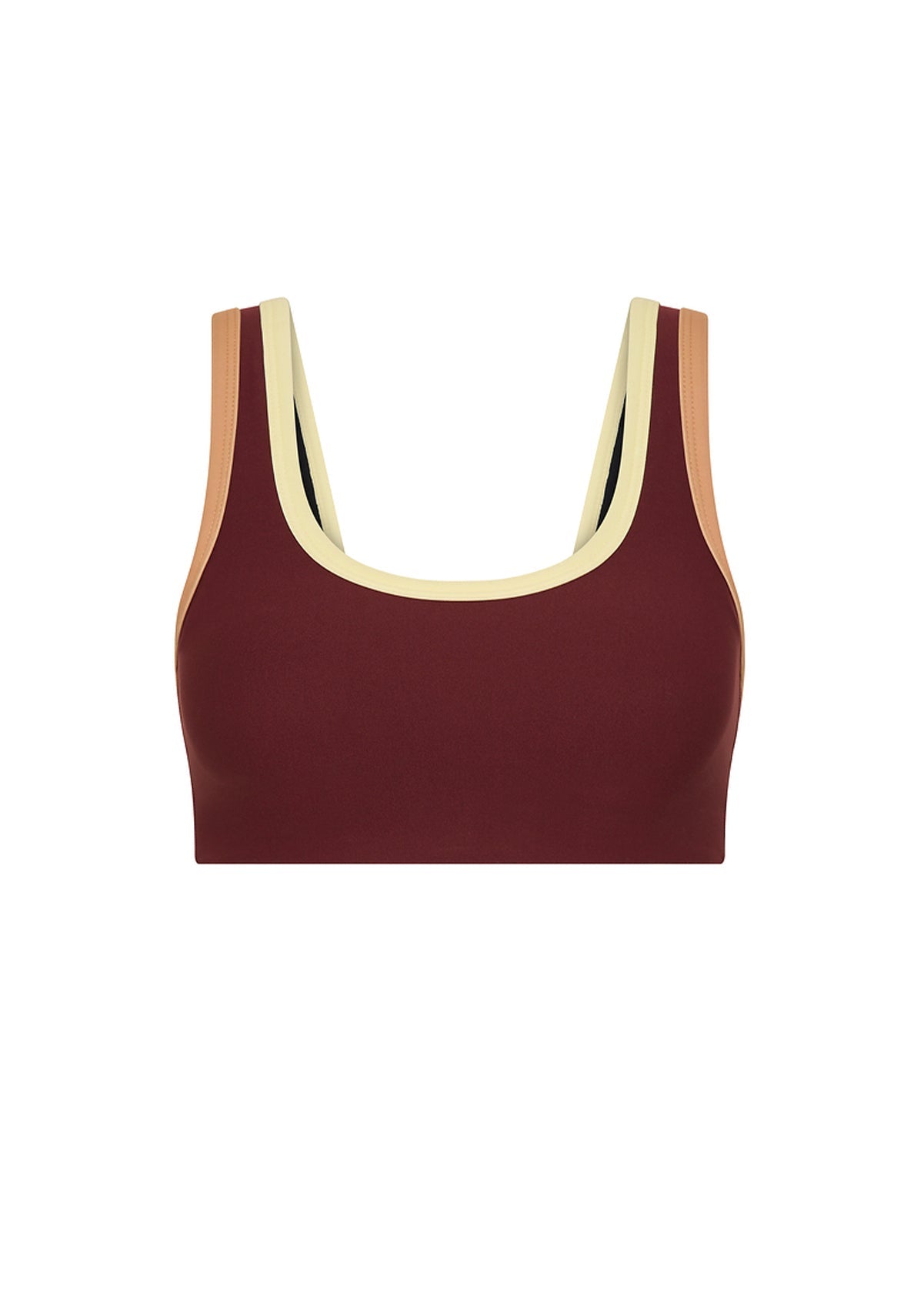 Maison Clad TRAIL HARLEY SCOOP BRA BORDEAUX MCL12600