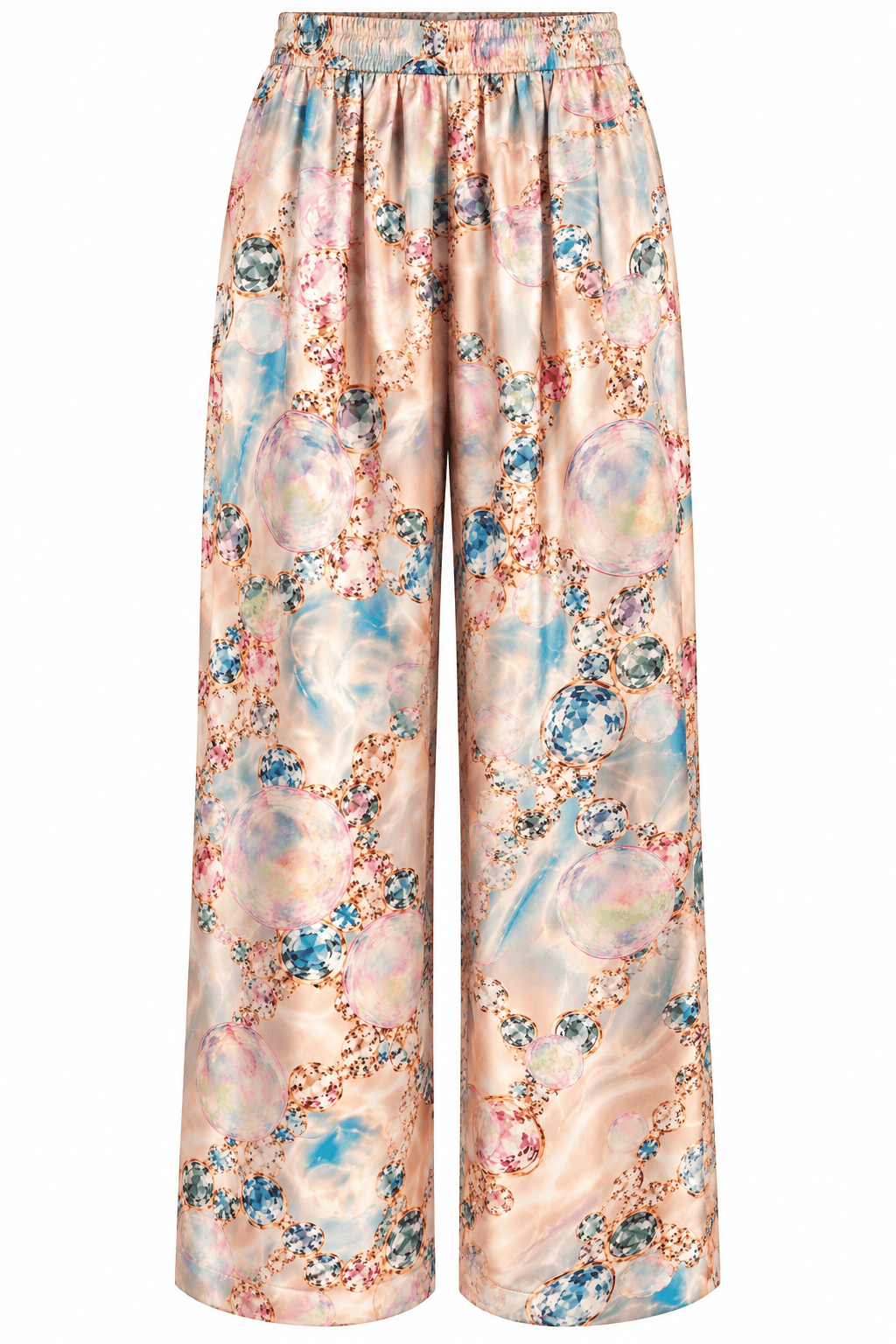 Maison Clad TROUSER BUBBLES BLUE PINK MCL13643
