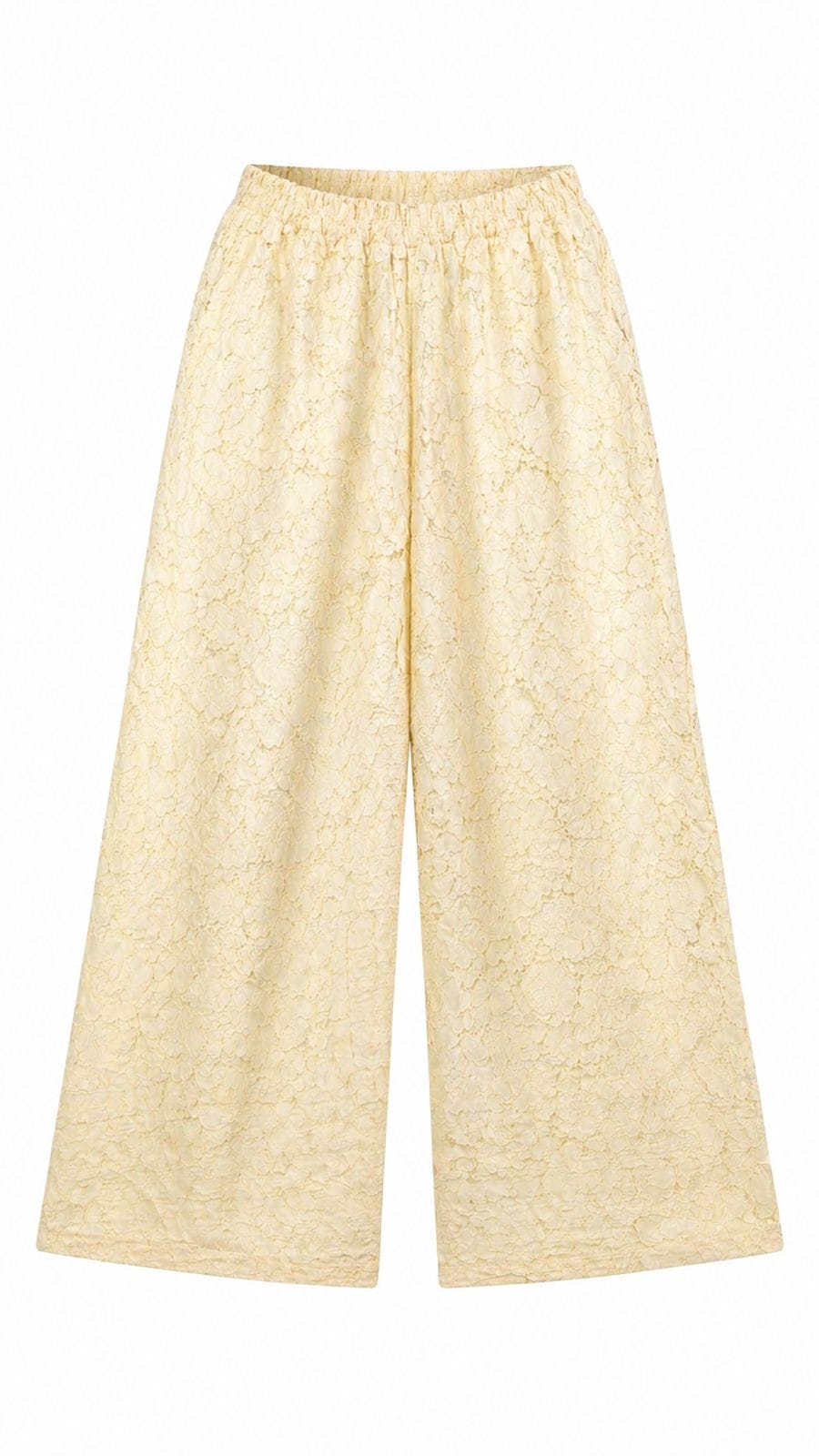 Maison Clad TROUSER FULL LACE YELLOW COTTON LINING MCL11182