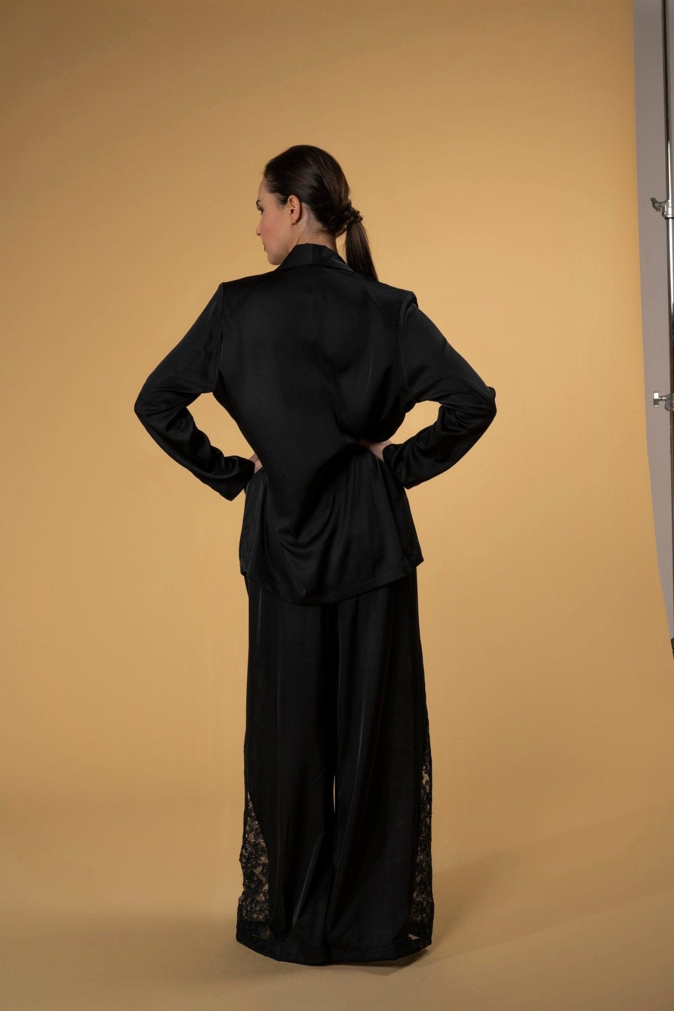Maison Clad TROUSER JANE LACE BLACK MCL00171