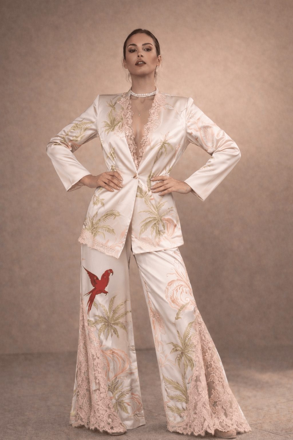 Maison Clad TROUSER JANE LACE MONKEY MCL00268