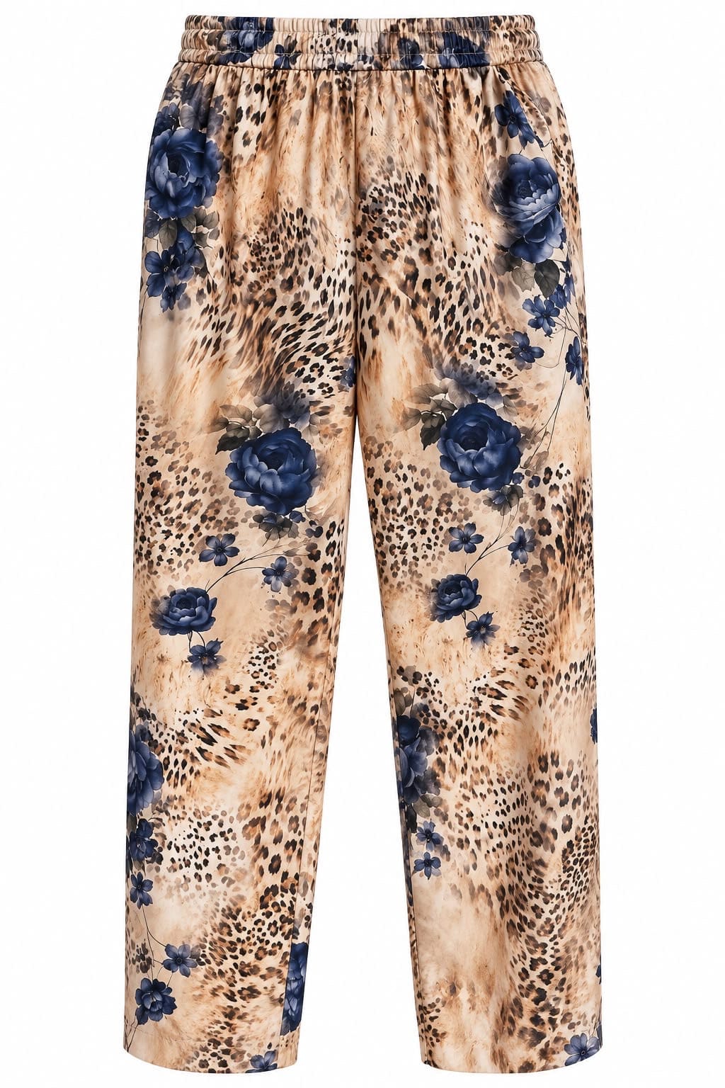 Maison Clad TROUSER LE ROSES NAVY PLACEMENT MCL13426