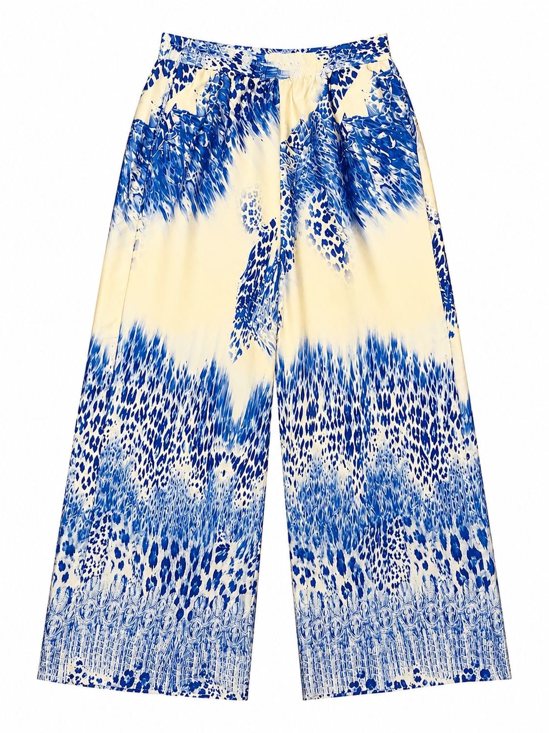 Maison Clad TROUSER LEO PLACEMENT BLUE GRADIENT MCL12143