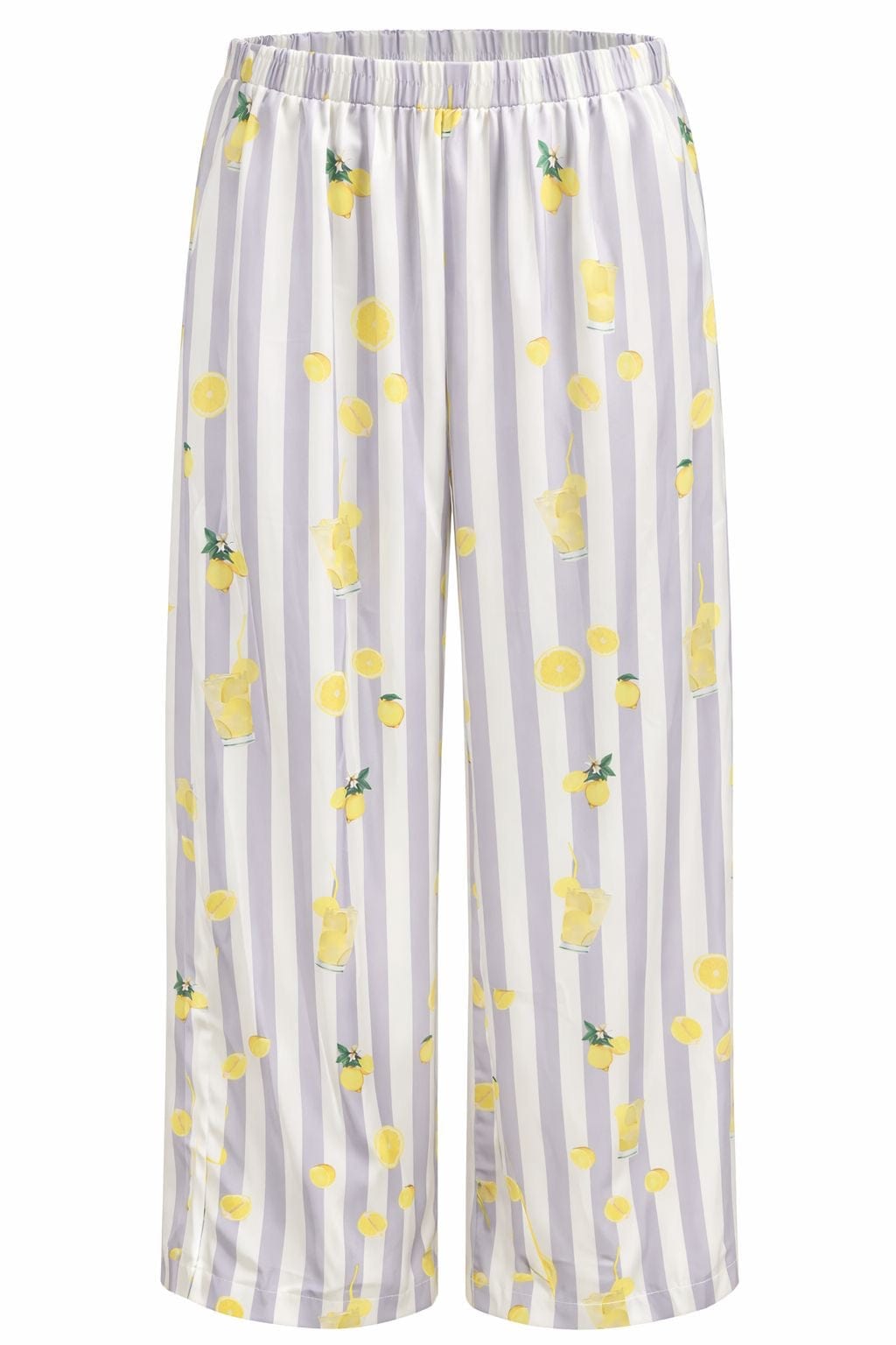 Maison Clad TROUSER PASTEL LILAC AMALFI LEMON MCL00689