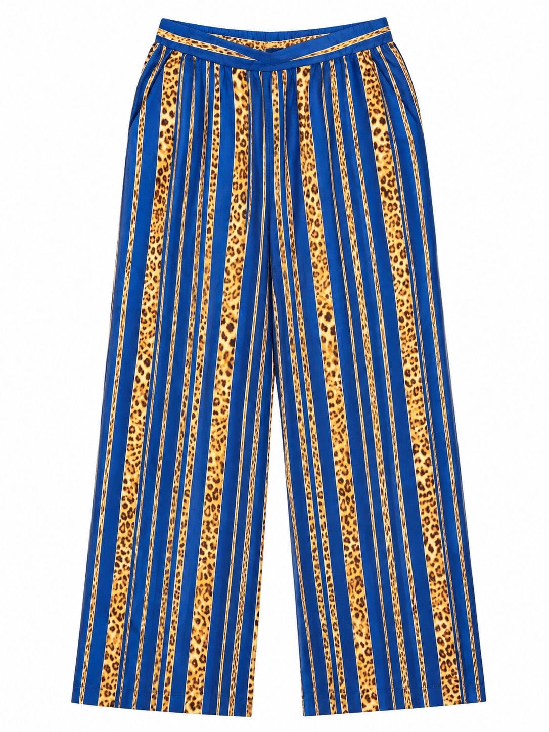 Maison Clad TROUSER PLACEMENT LEO PINSTRIPE ROYAL BLUE MCL13223
