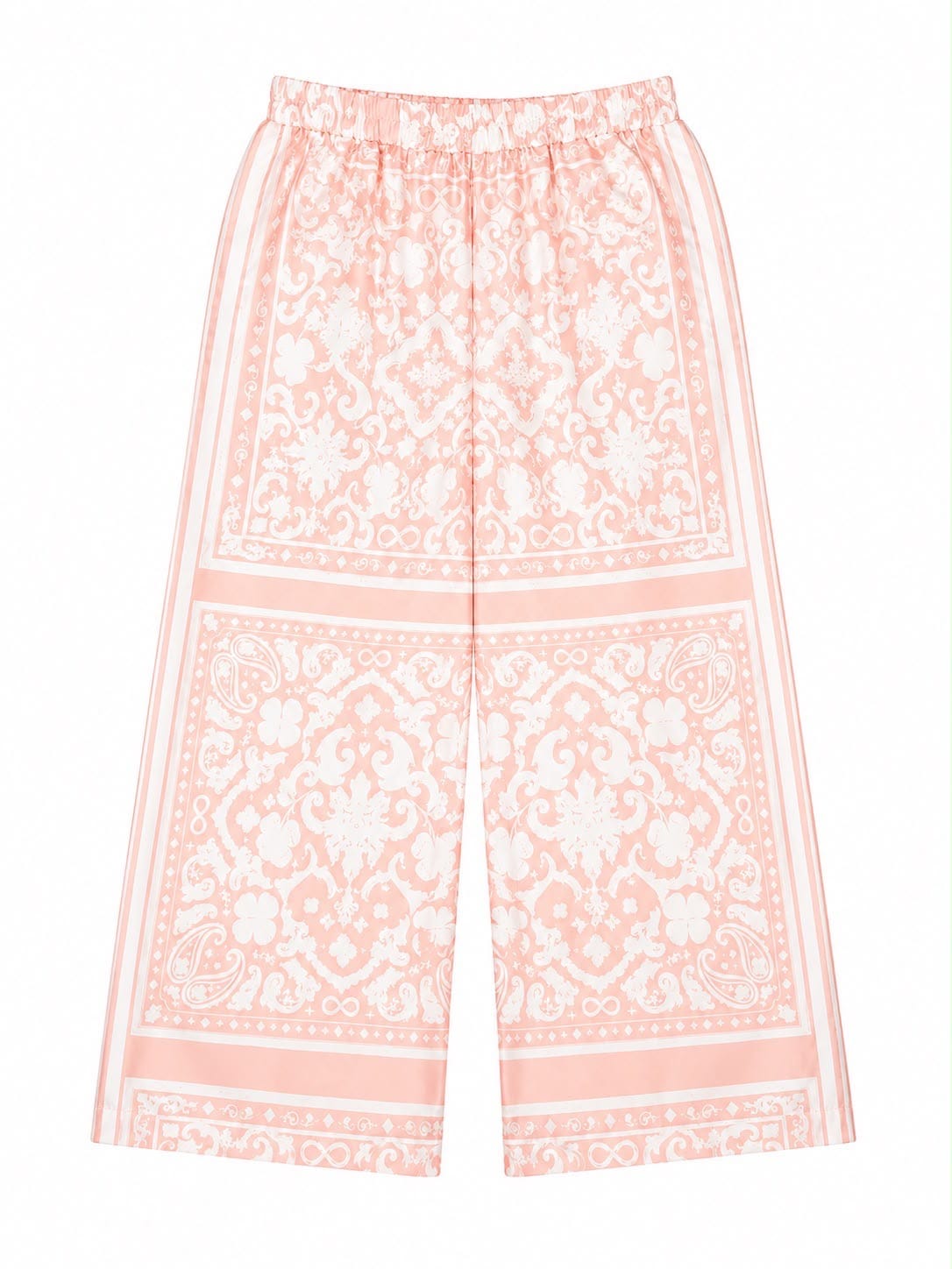 Maison Clad TROUSER PLACEMENT PRINT BANDANA MOSAIC PINK MCL12325