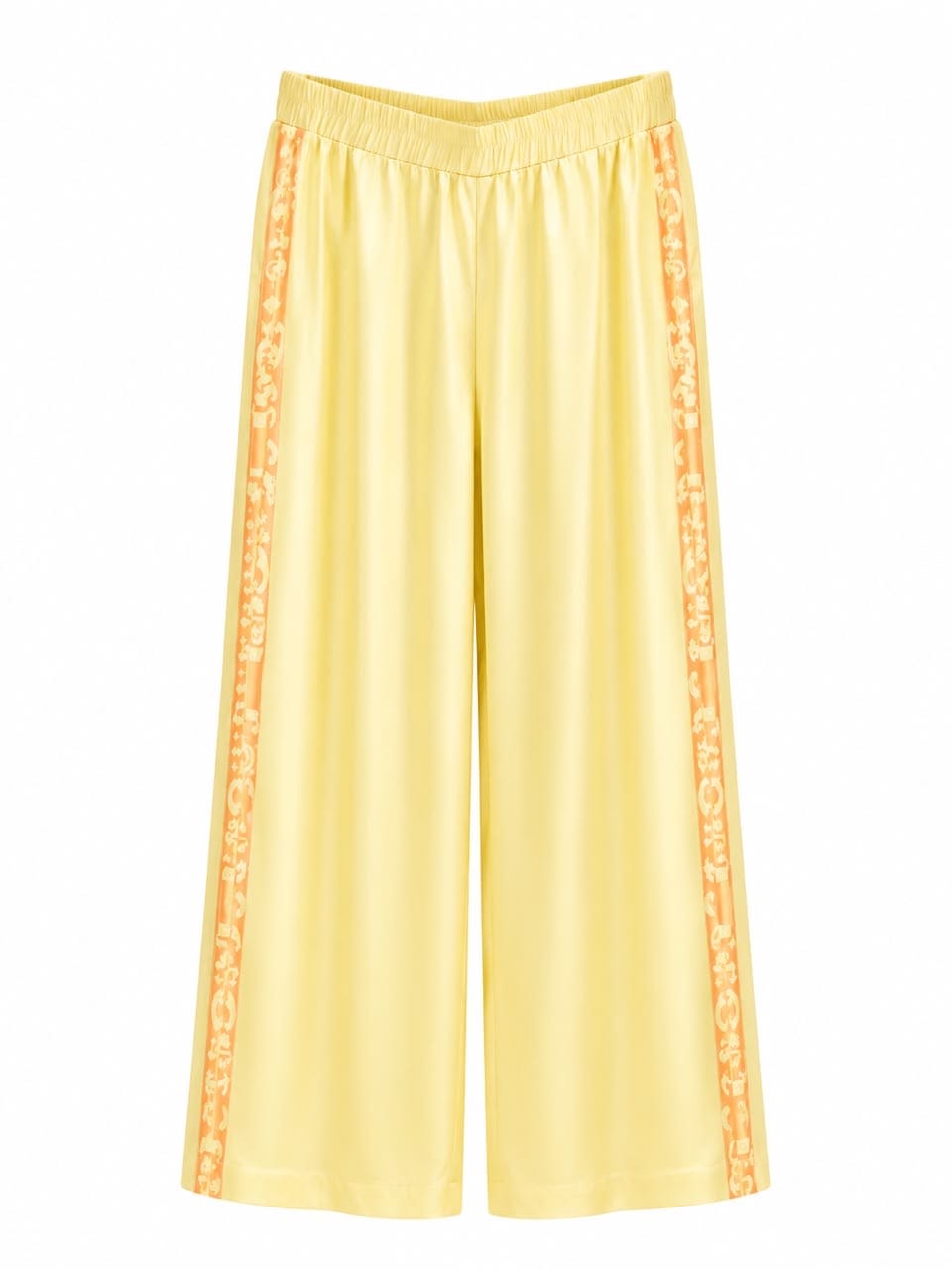 Maison Clad TROUSER YELLOW SIDE BAND BANDANA MOSAIC MCL12286