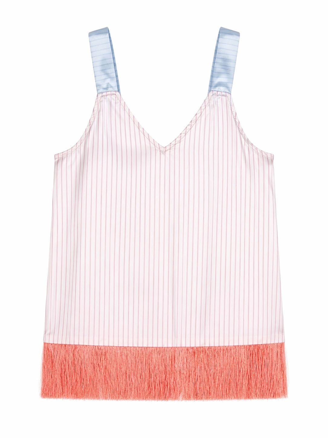 Maison Clad V TOP GRADIENT STRIPES FRINGES  MCL00994