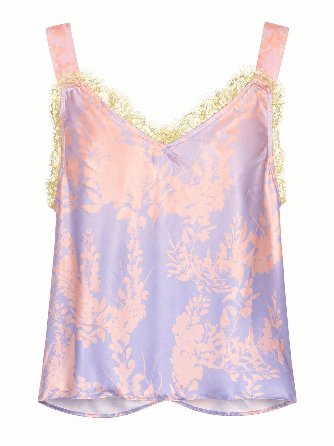 Maison Clad V TOP YELLOW FRENCH LACE MAISON CLAD X SOPHIE SHOHET MCL11165