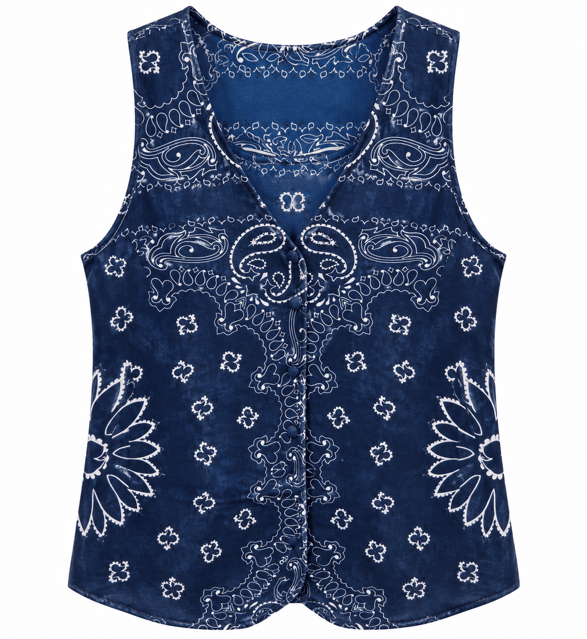 Maison Clad WAISTCOAT VELVET BANDANA SILK LINING MCL13268