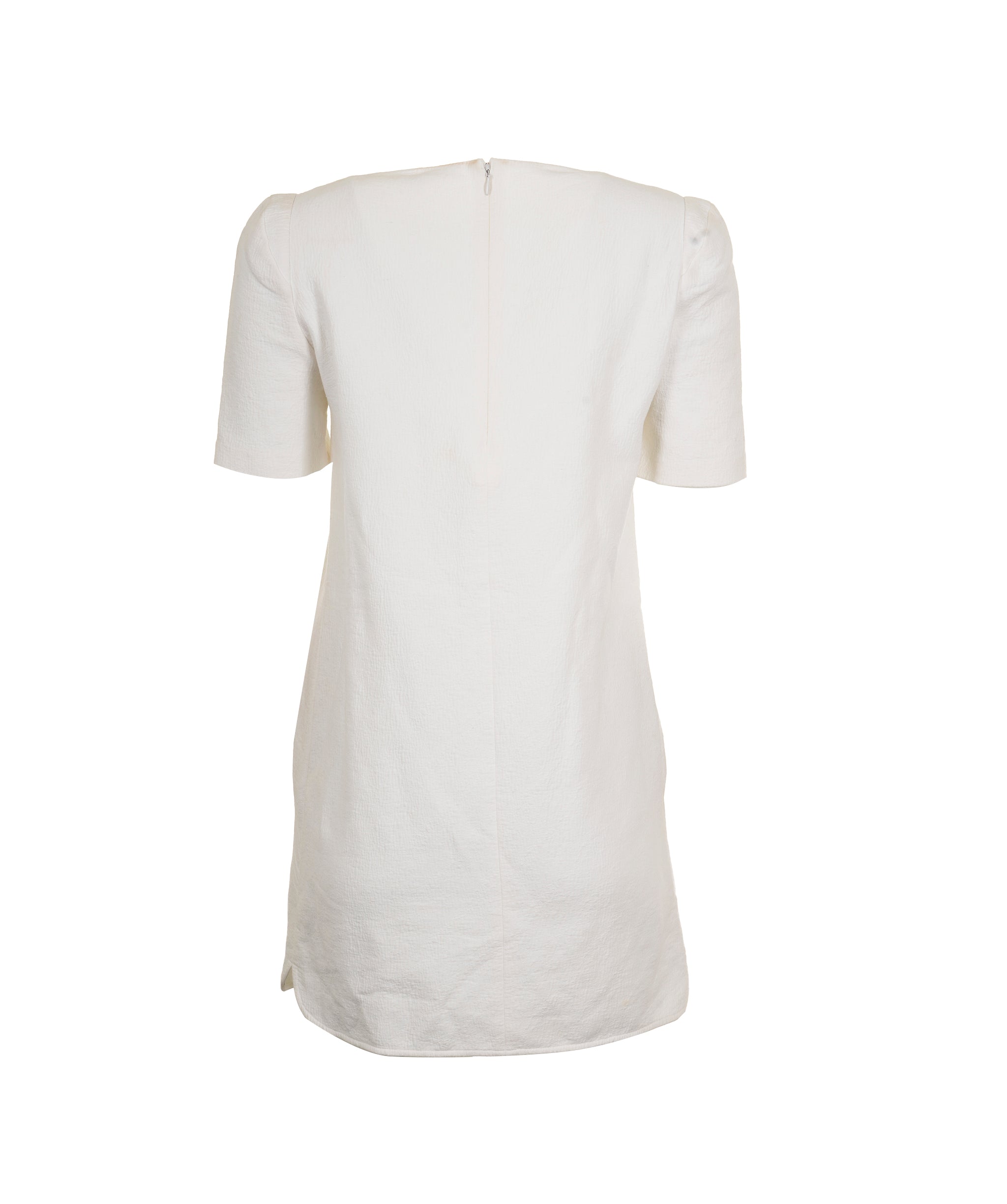 Maje Maje Ecru Crepe Mini Dress Size 2 AVC1770