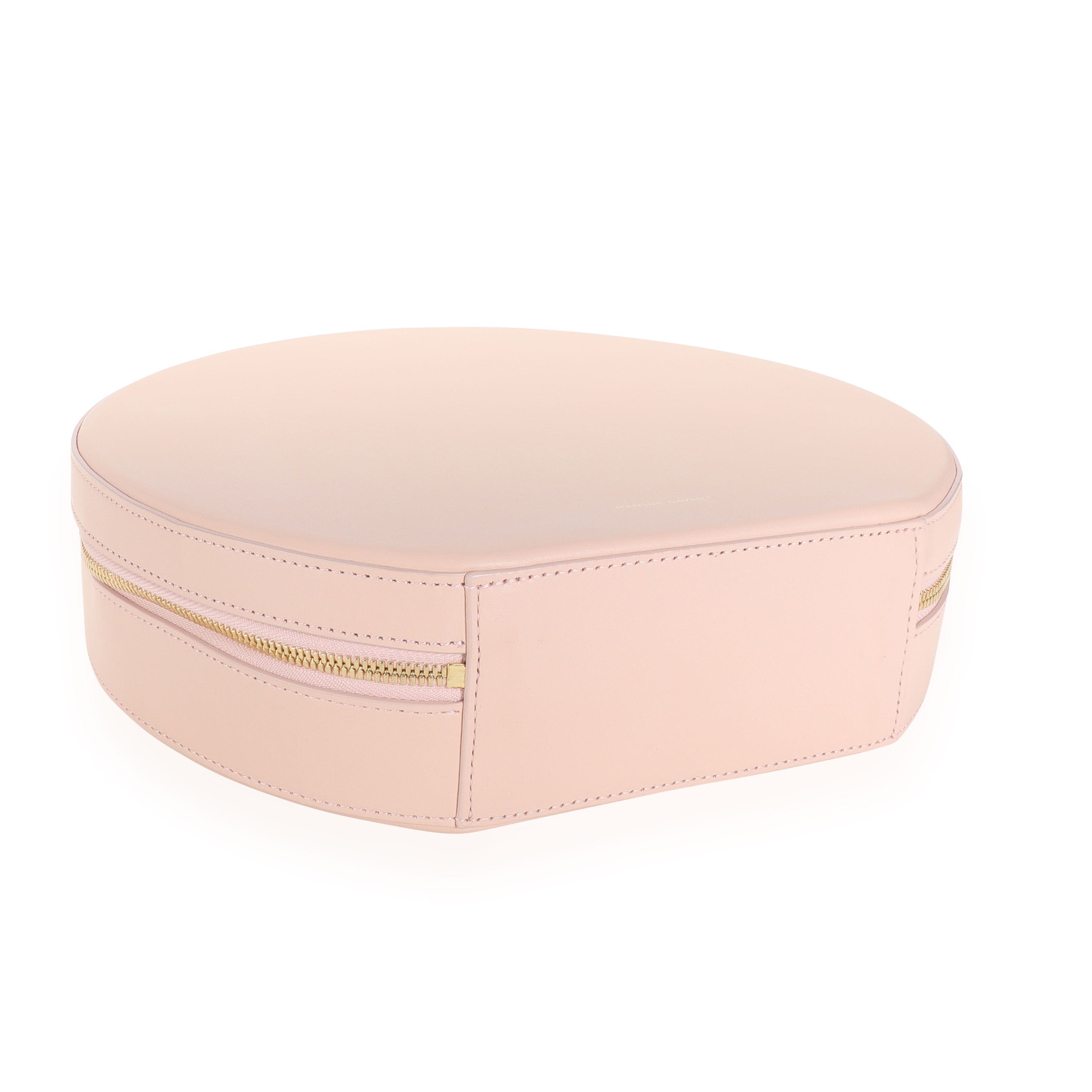 Mansur Gavriel Mansur Gavriel Pink Calfskin Leather Circle Bag