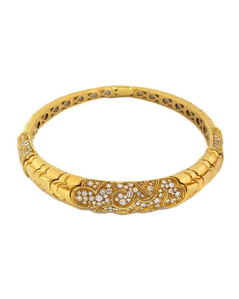 Marina B Marina B Gold And Diamond 'Onda' Necklace ASC4995