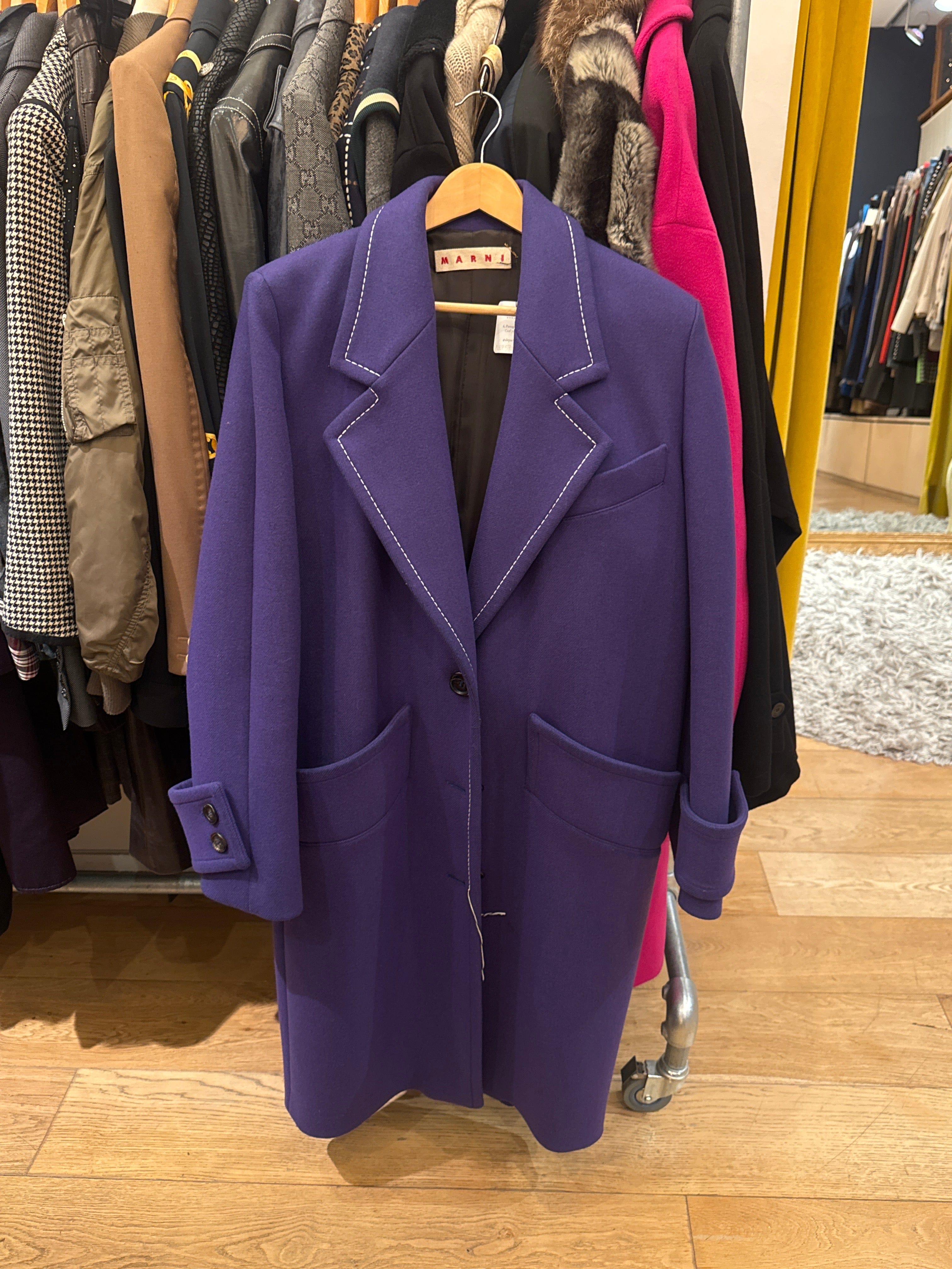 Marni Marni Violet coat AGC3134