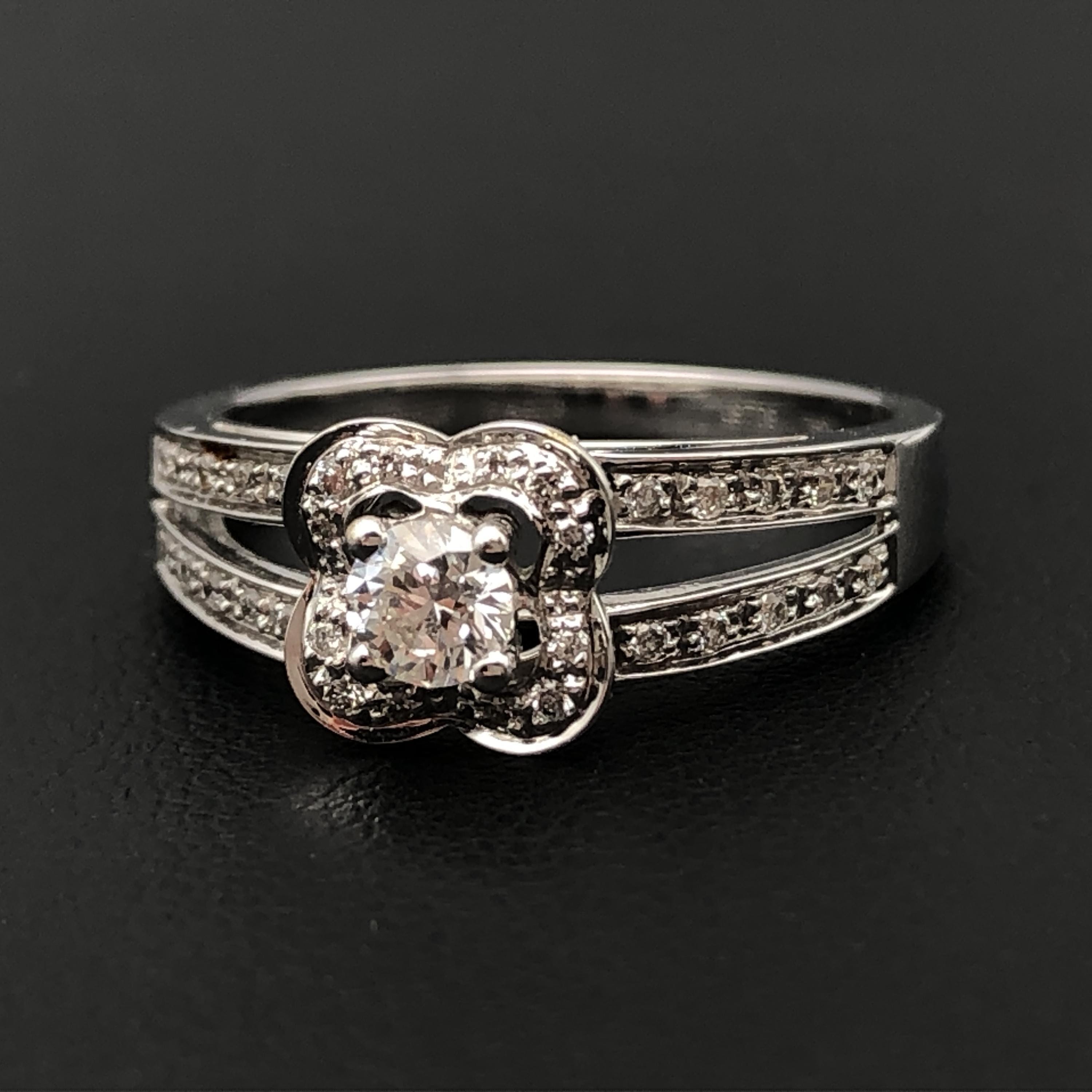 Mauboussin Mauboussin Chance Of Love Diamond Ring, WG750, 3.7g, US Size 6 C387303