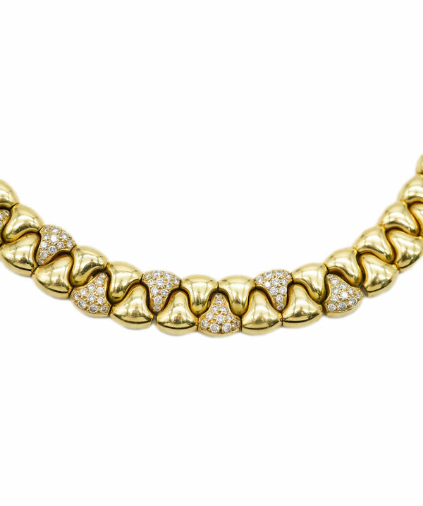 Mauboussin Mauboussin Vintage 1980s diamond and yellow gold collar necklace AHC1812