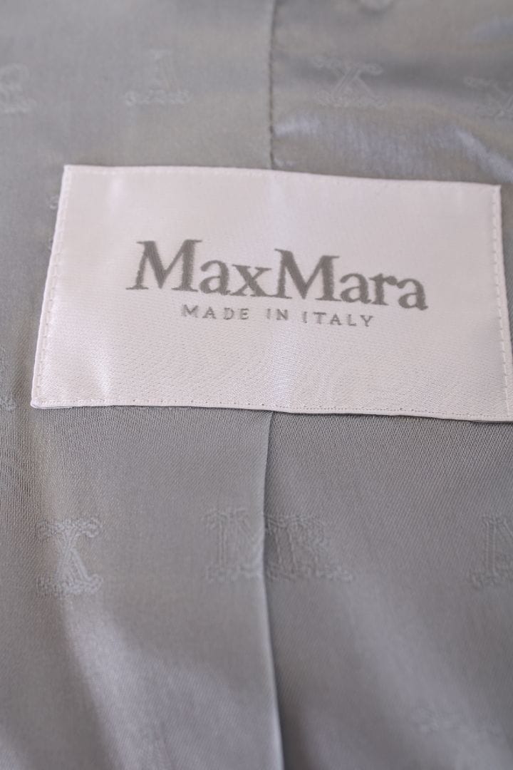 Max Mara Max Mara Terry Teddy Bomber Jacket Grey 2