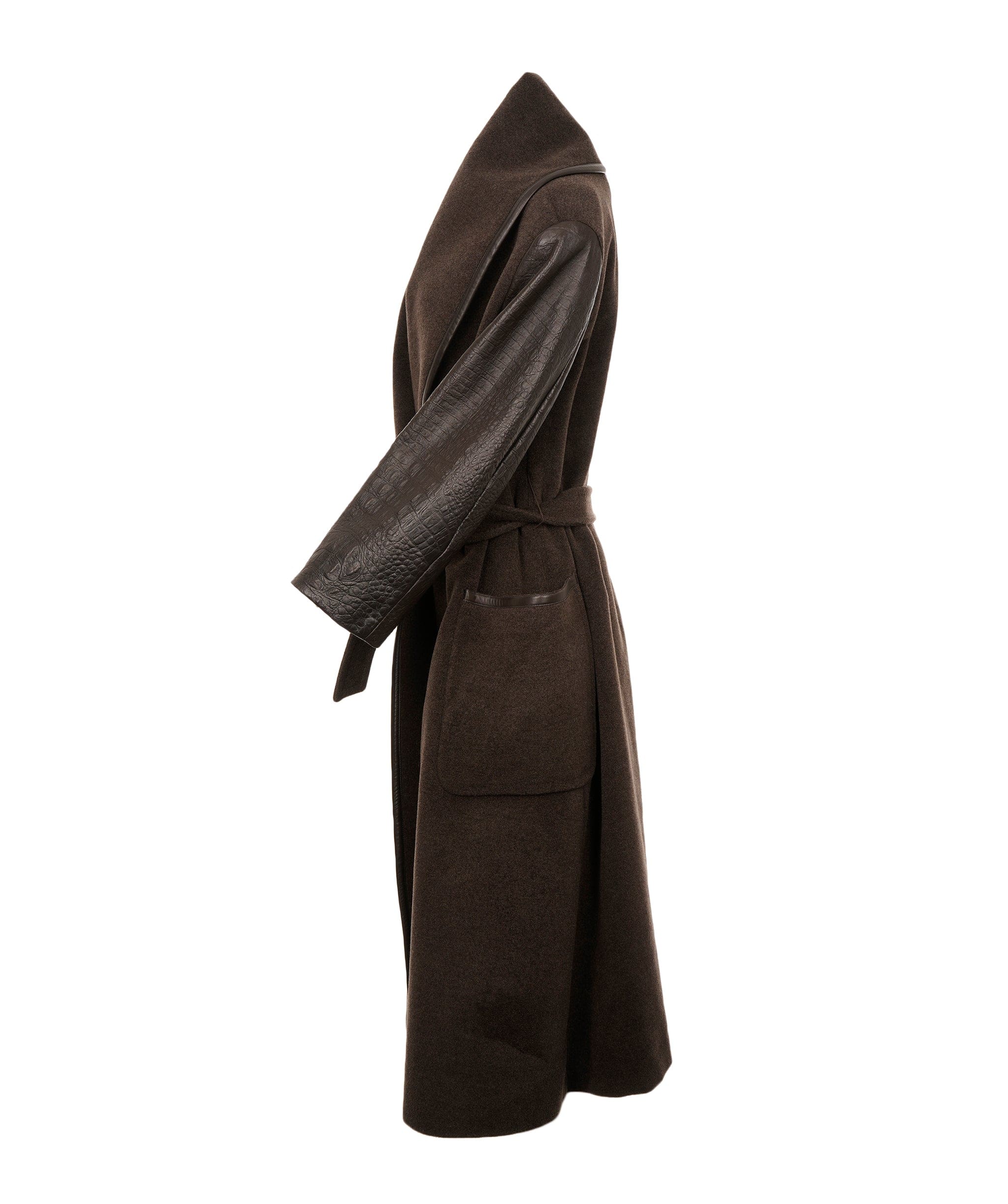 Max Mara Brown cashmere coat uk size 6 /french 34 AKC0004