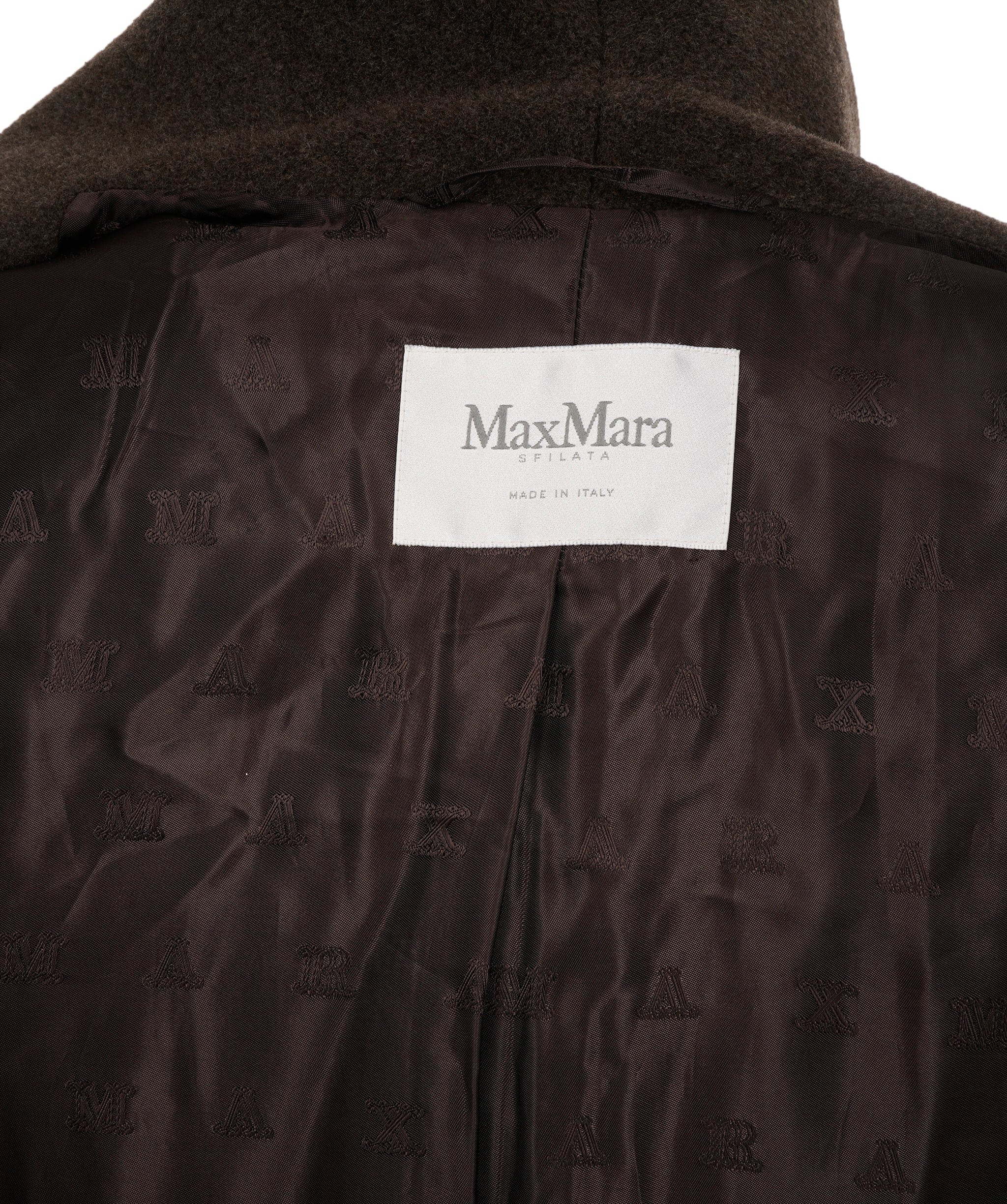 Max Mara Brown cashmere coat uk size 6 /french 34 AKC0004