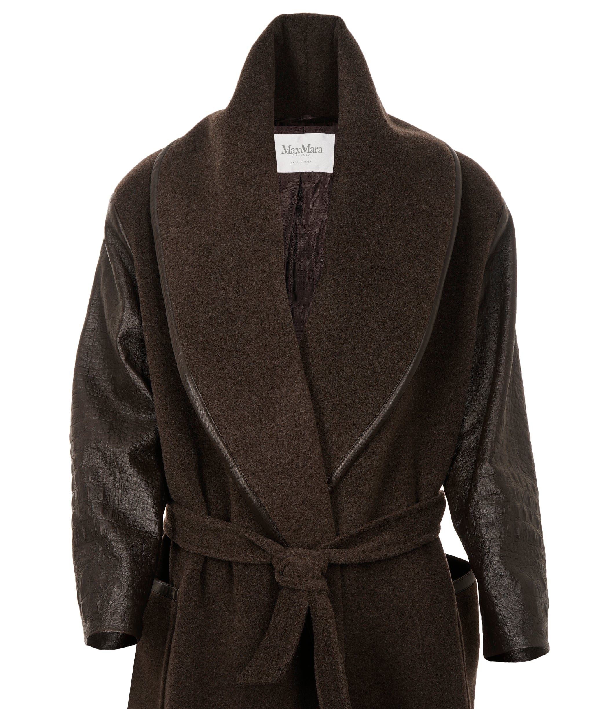 Max Mara Brown cashmere coat uk size 6 /french 34 AKC0004