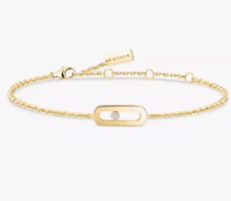 Messika Messika 18cm Flexible 18K yellow Gold Diamond Care(s) Bracelet ALTC0924