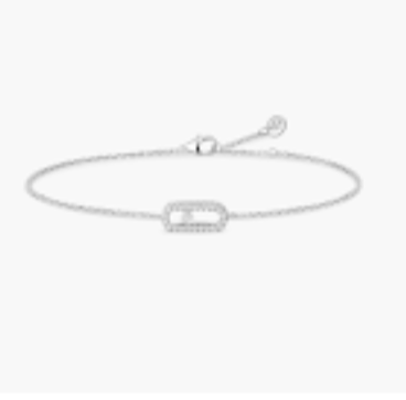 Messika Messika Care(s) Pave bracelet (3 White Gold + Diamond 18cm flexible ALTC0712