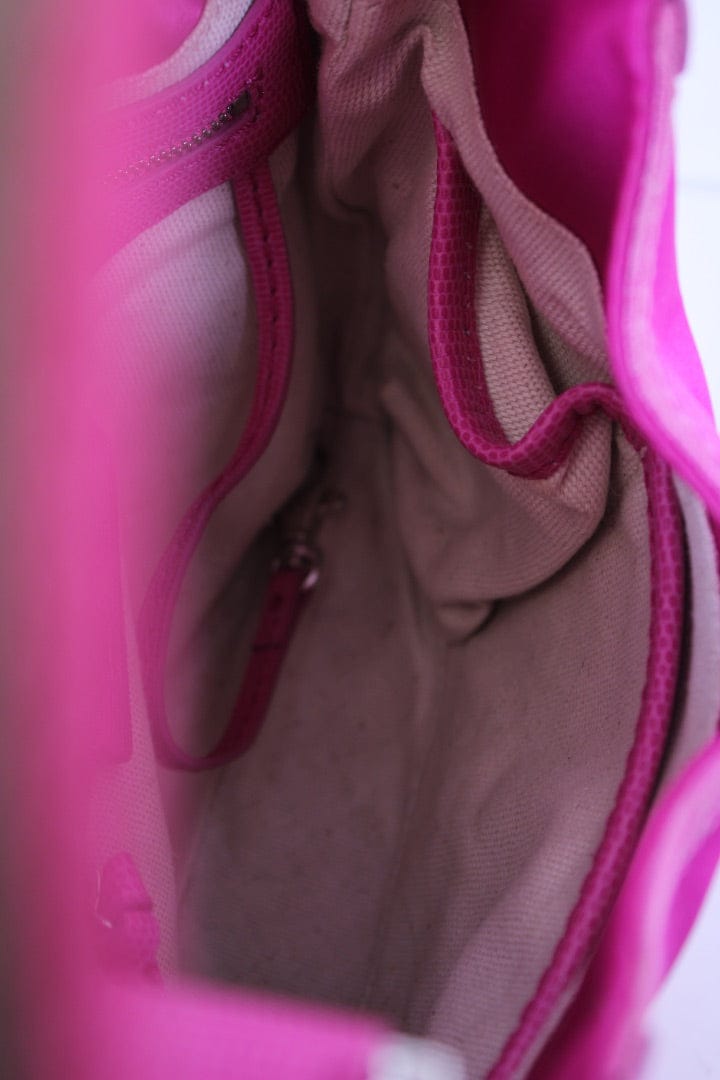 Michael Kors Michael Kors Fuscia silk and diamante mini shoulder bag Pink