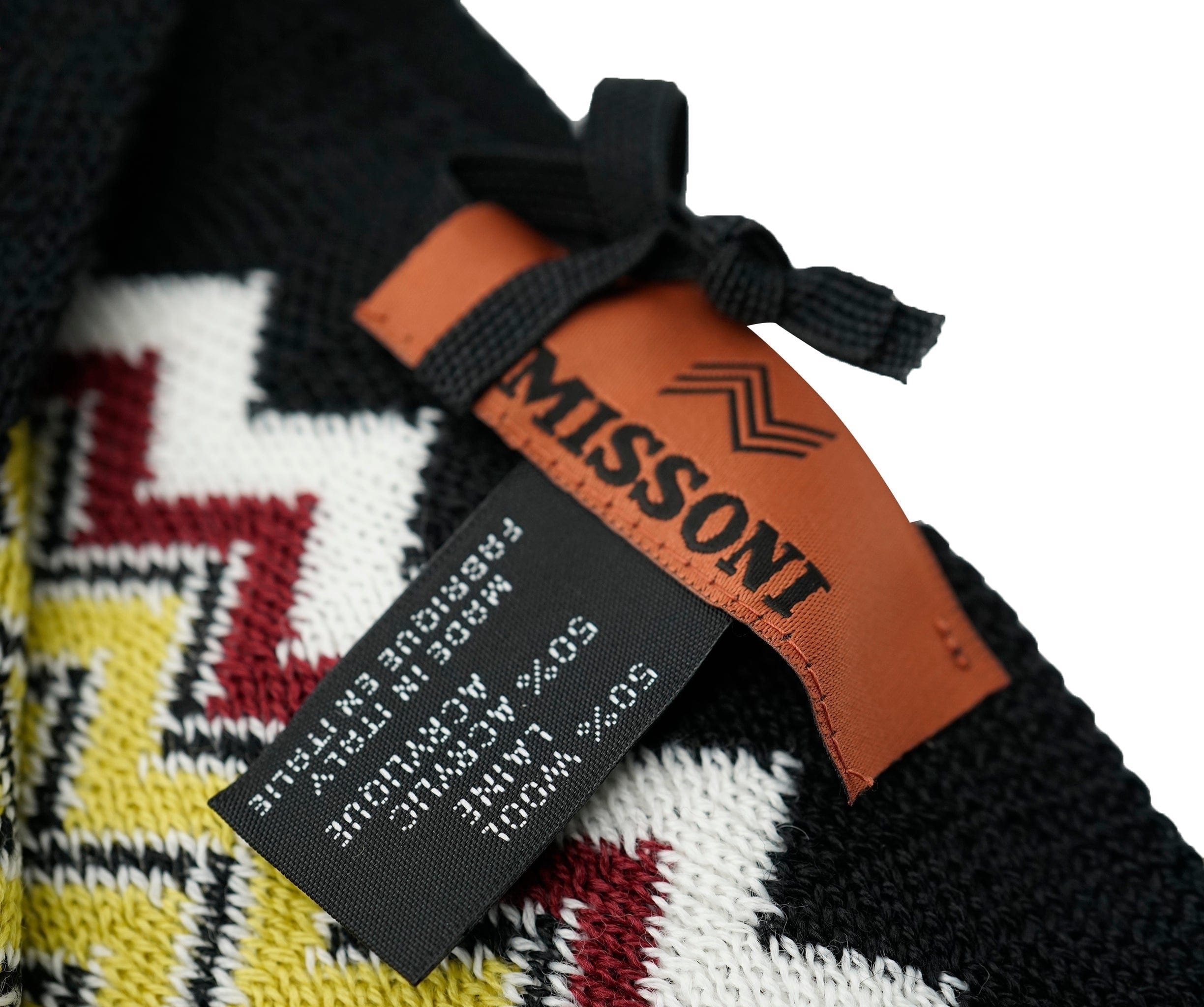 Missoni Missoni Black/White/Burgundy Scarf ASL9888