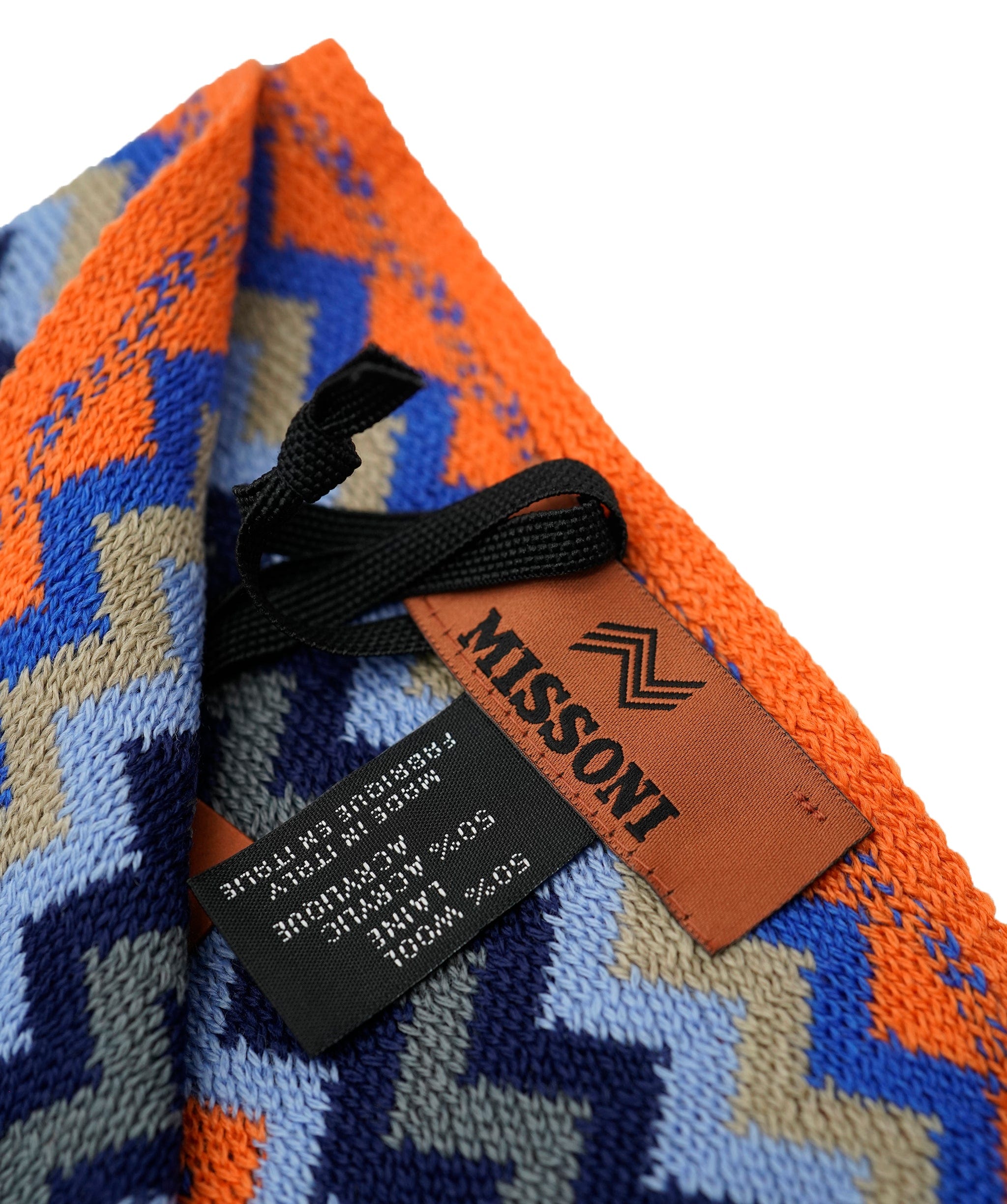 Missoni Missoni Blue/ Orange Scarf ASL9882