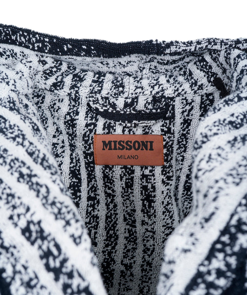 Missoni Missoni Black/White Bath Robe Size S ASL9907