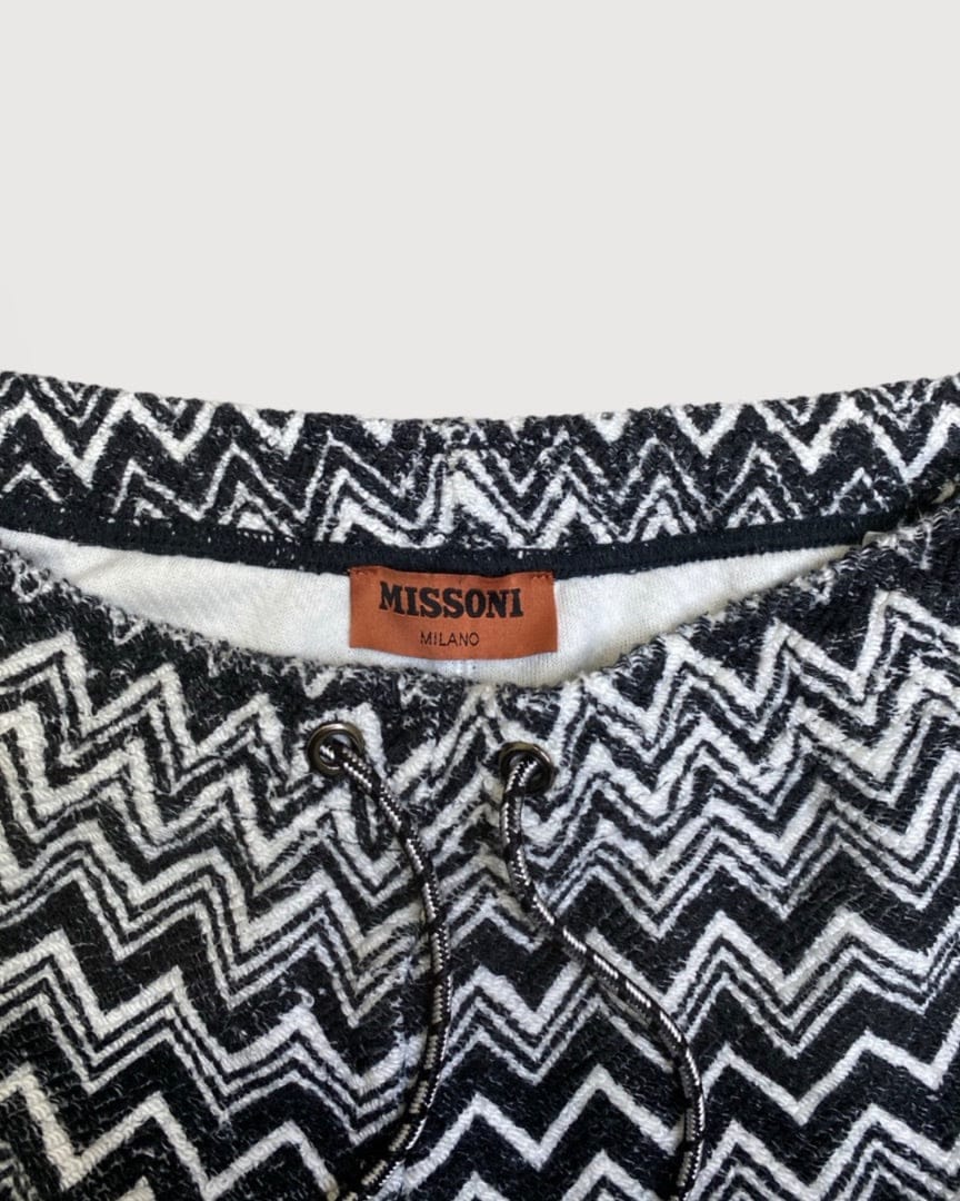 Missoni Missoni Zig Zag Joggers Black/ White M