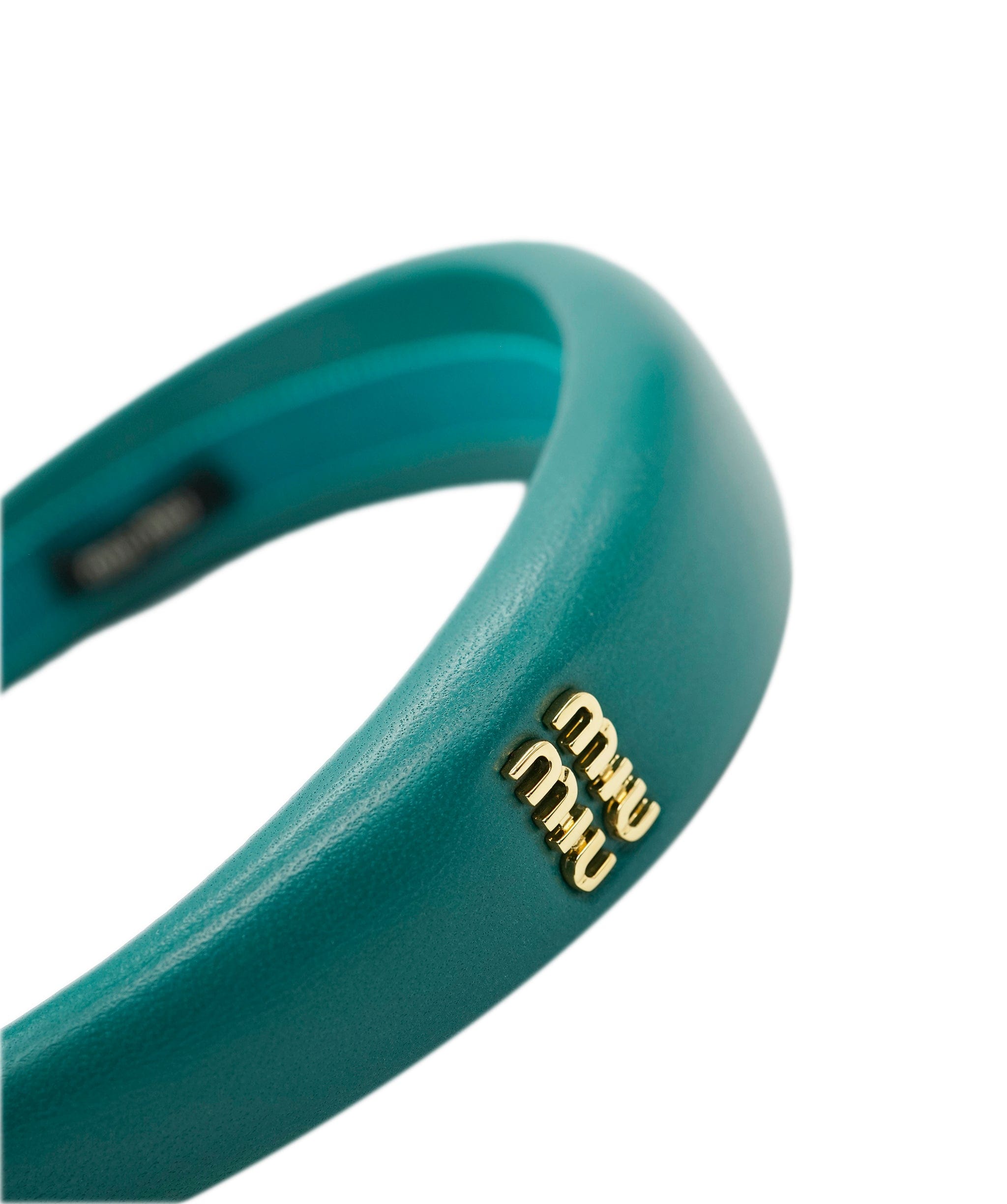 Miu Miu Miu Miu Blue Logo Headband  ALL0973