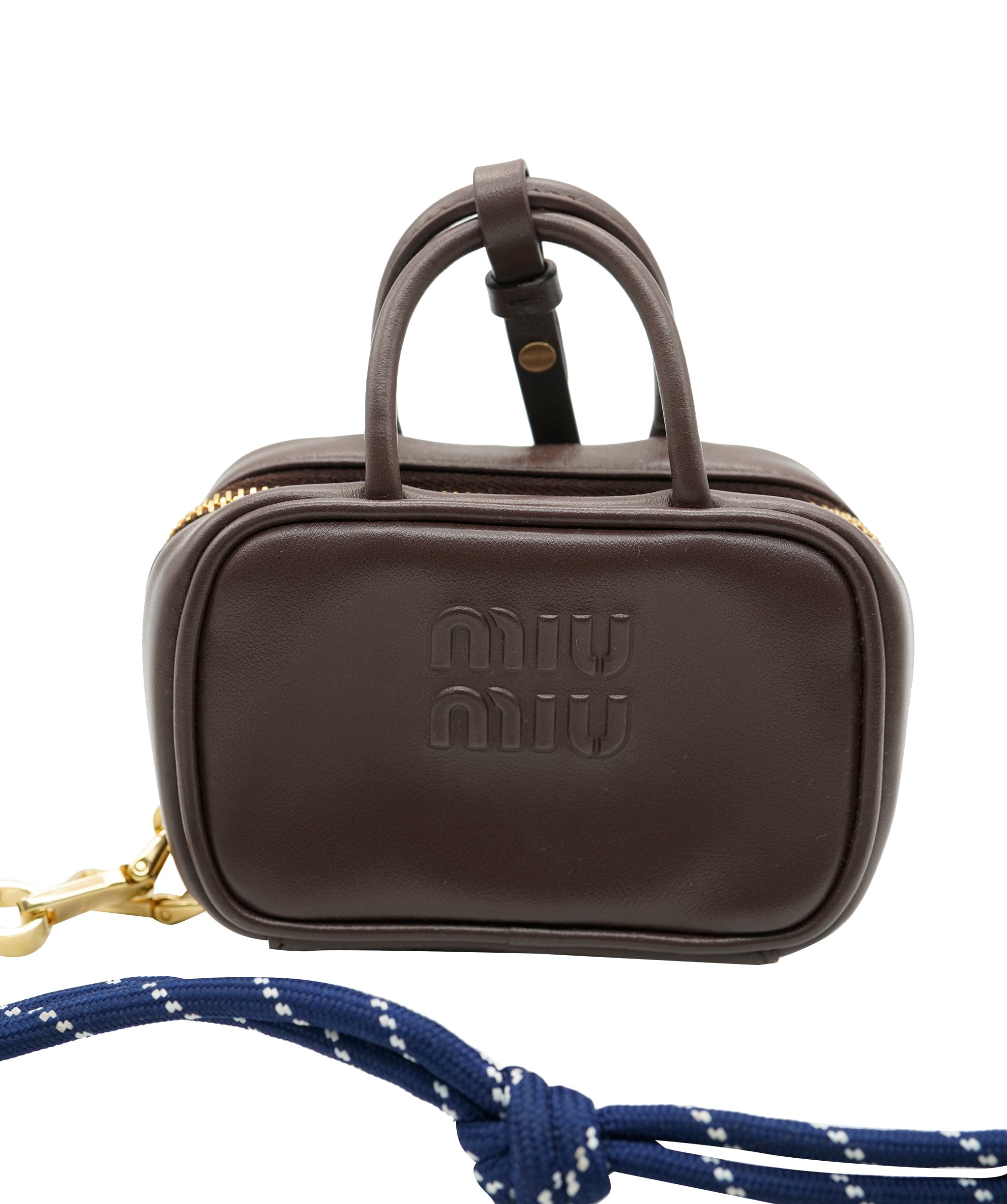 Miu Miu Miu Miu Brown Logo Mini Bag  ALC2975