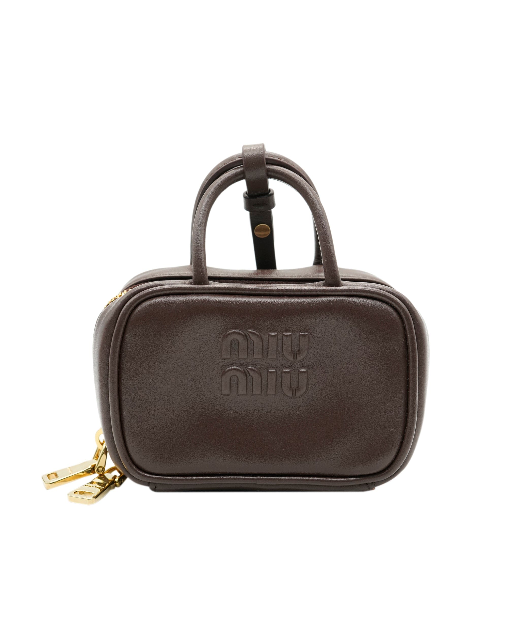 Miu Miu Miu Miu Brown Logo Mini Bag  ALC2975