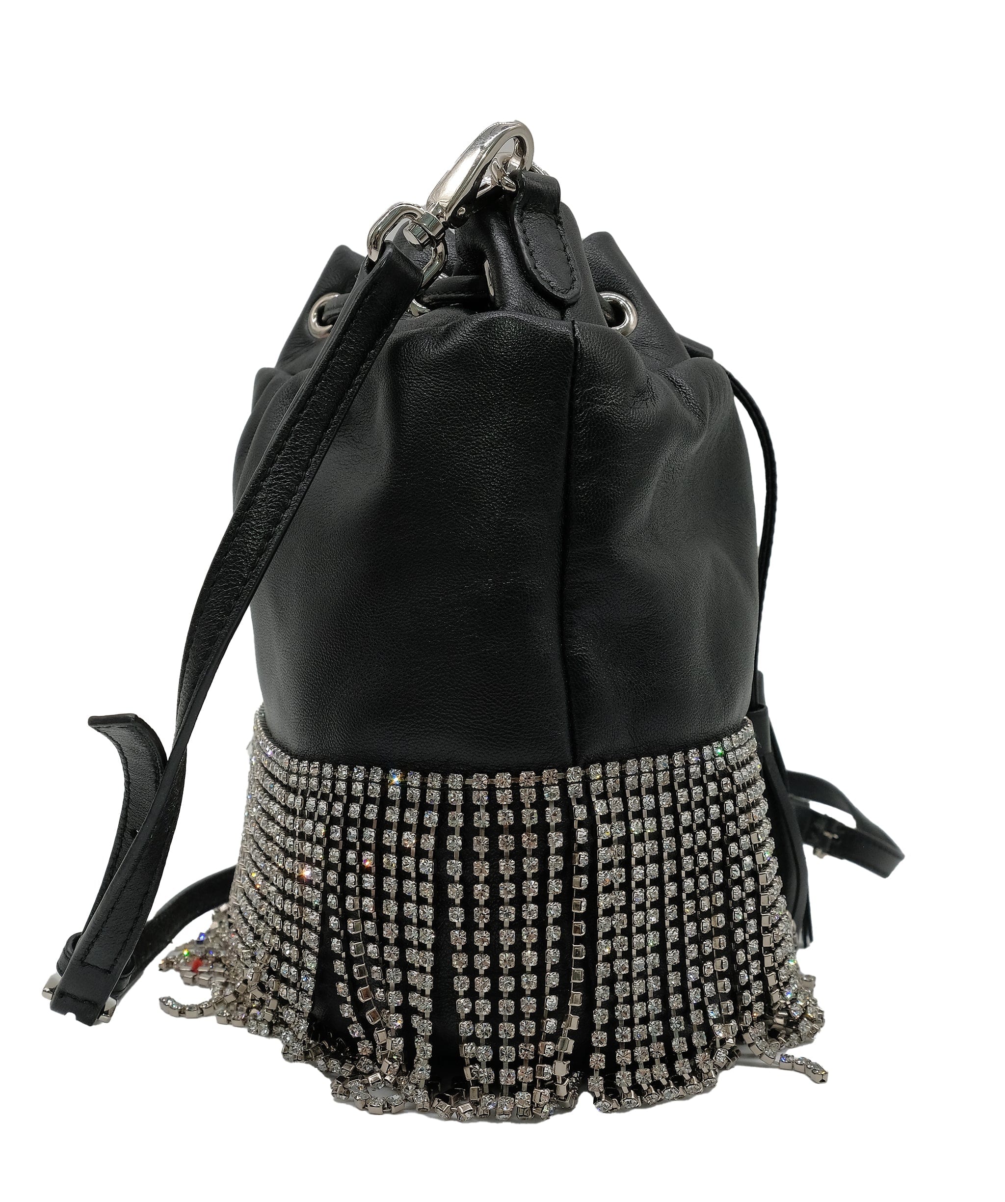 Miu Miu Miu Miu starlight crystal fringe bucket bag RJC3719