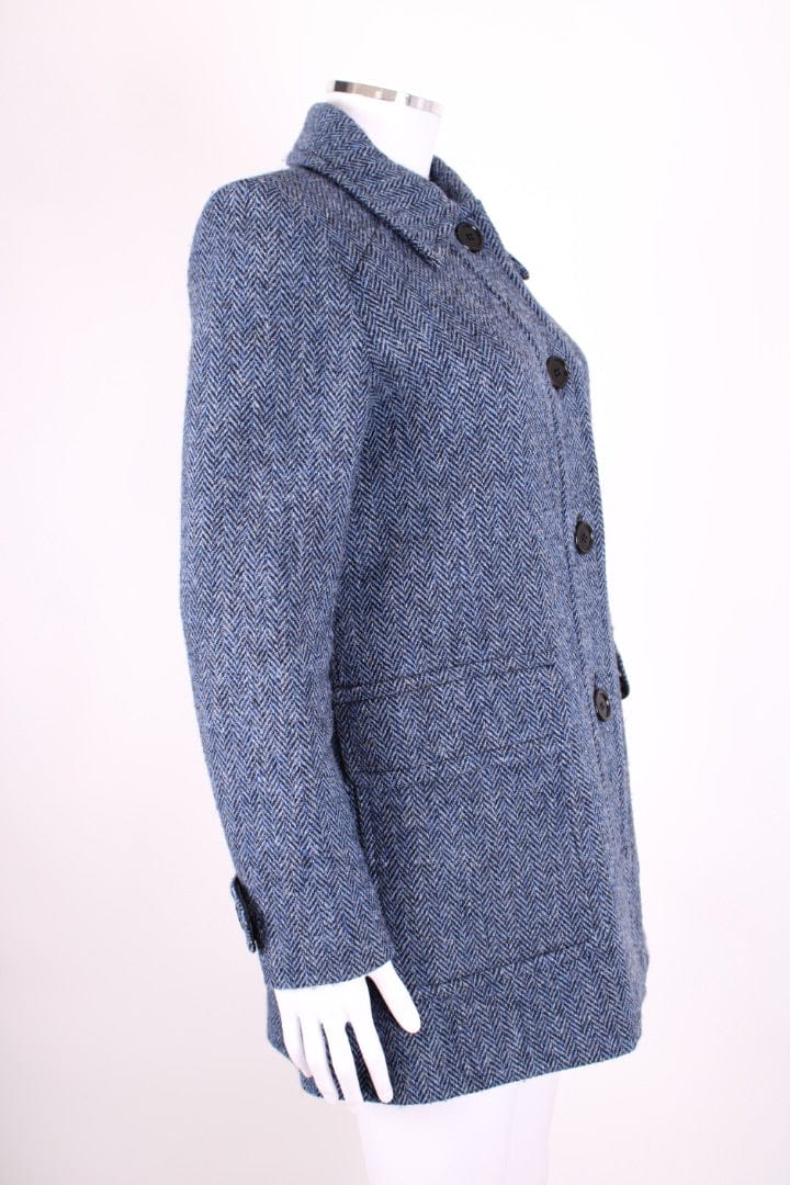 Miu Miu Miu Miu Wool Coat Blue 44