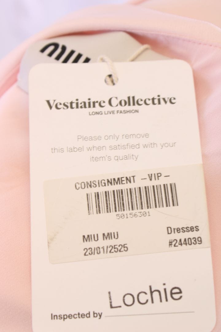 Miu Miu Miu Miu Bodycon Dress Pink 10