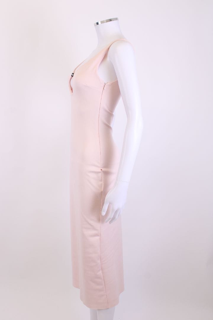 Miu Miu Miu Miu Bodycon Dress Pink 10