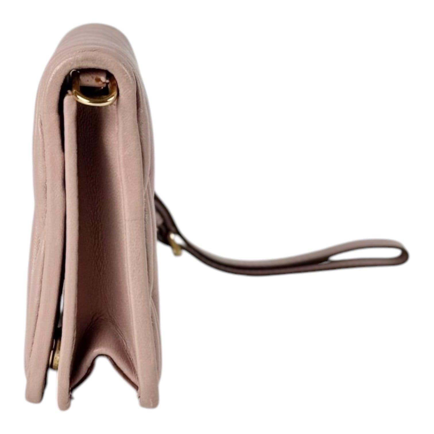Miu Miu Miu Miu Pink WOC Bag/Wristlet with Chain Strap
