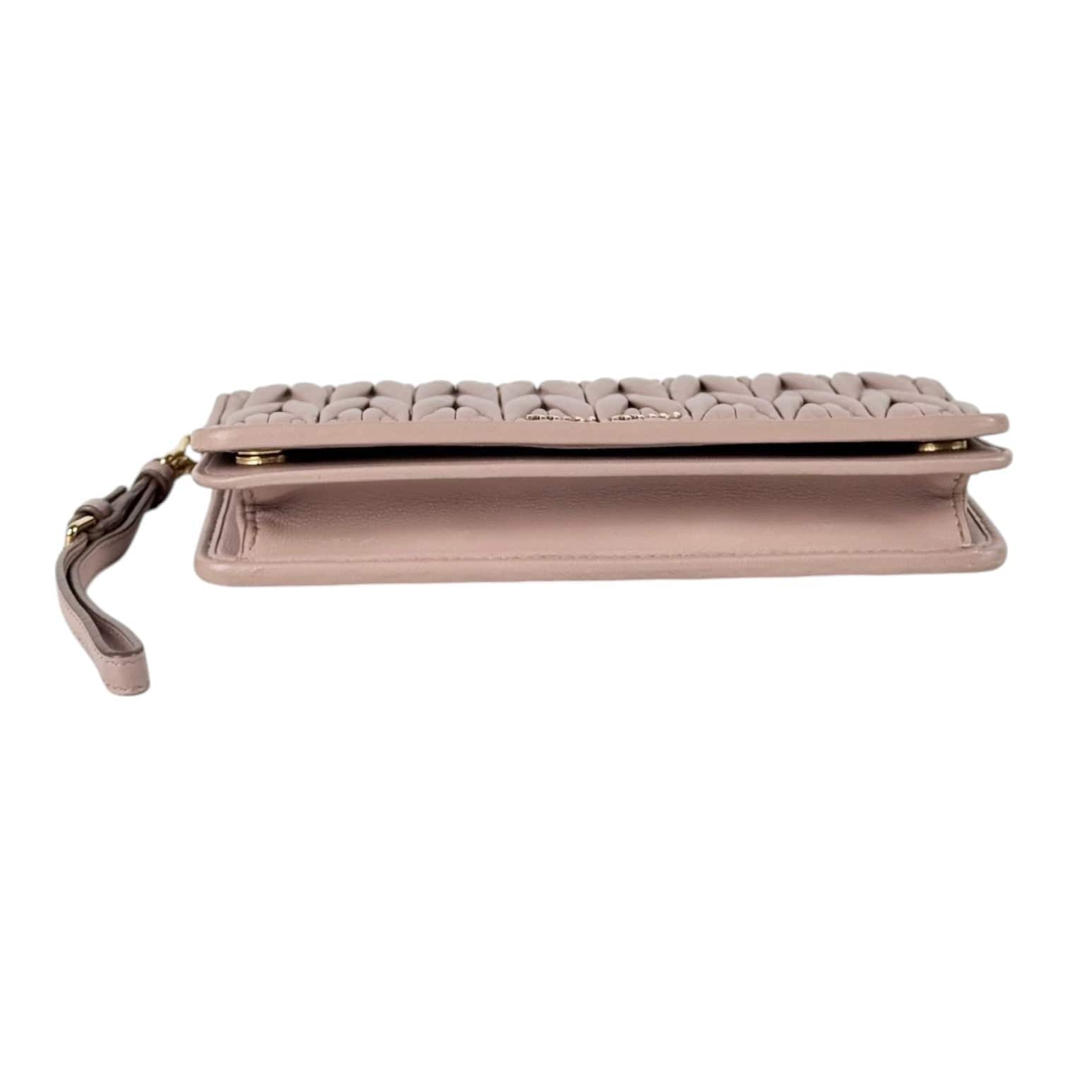 Miu Miu Miu Miu Pink WOC Bag/Wristlet with Chain Strap