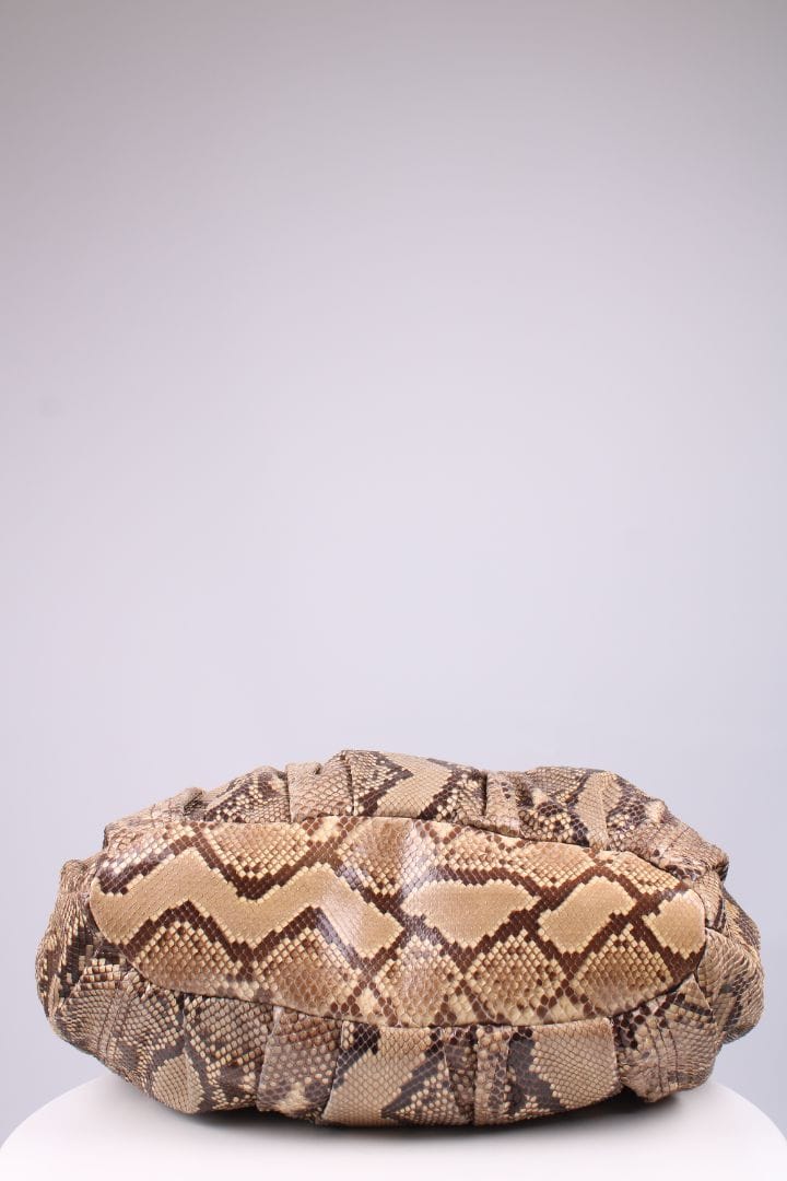 Miu Miu Miu Miu Snake skin hobo bag Beige