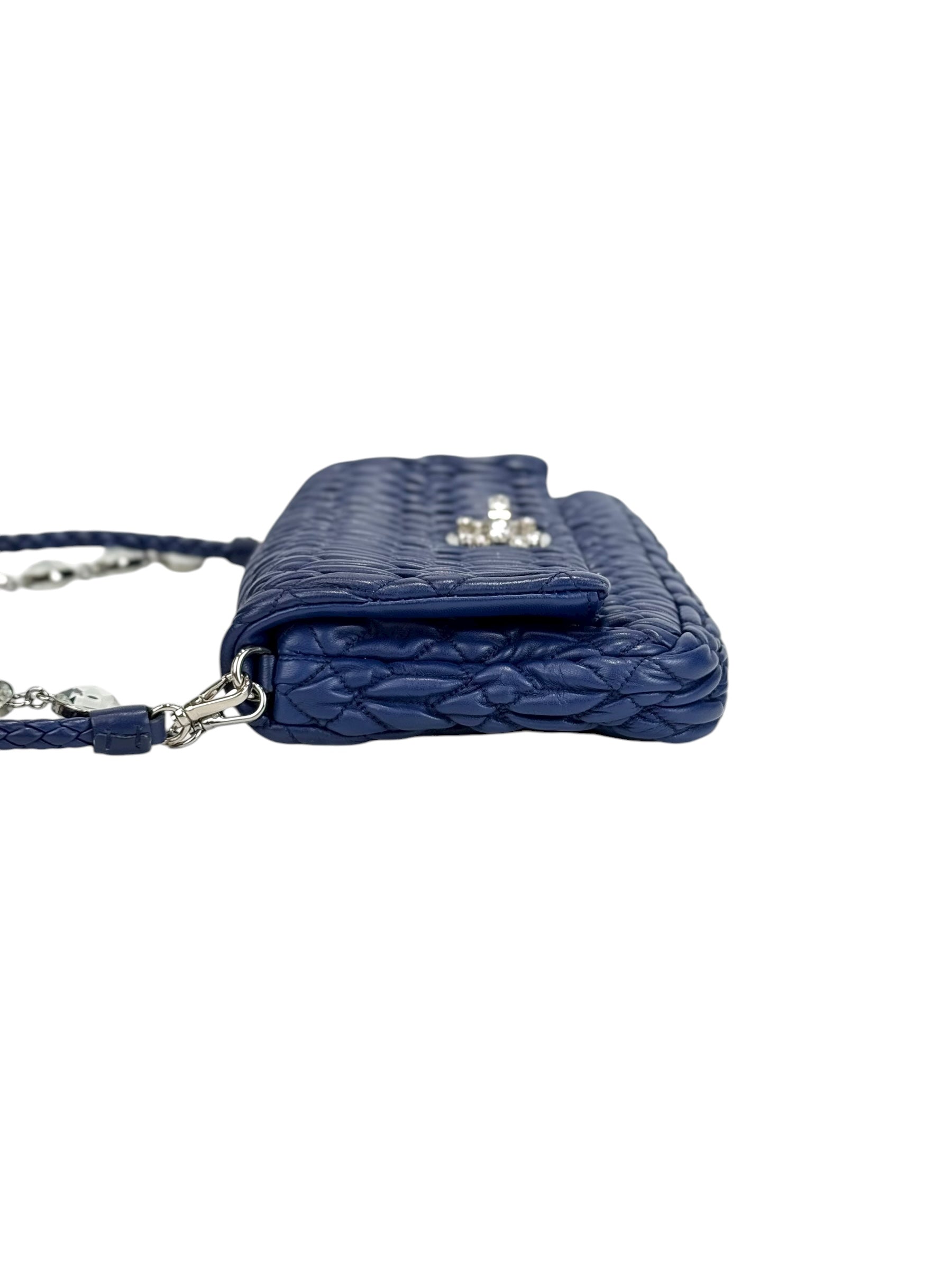 Miu Miu Miu Miu Strap Bag Blue Crystal Bag